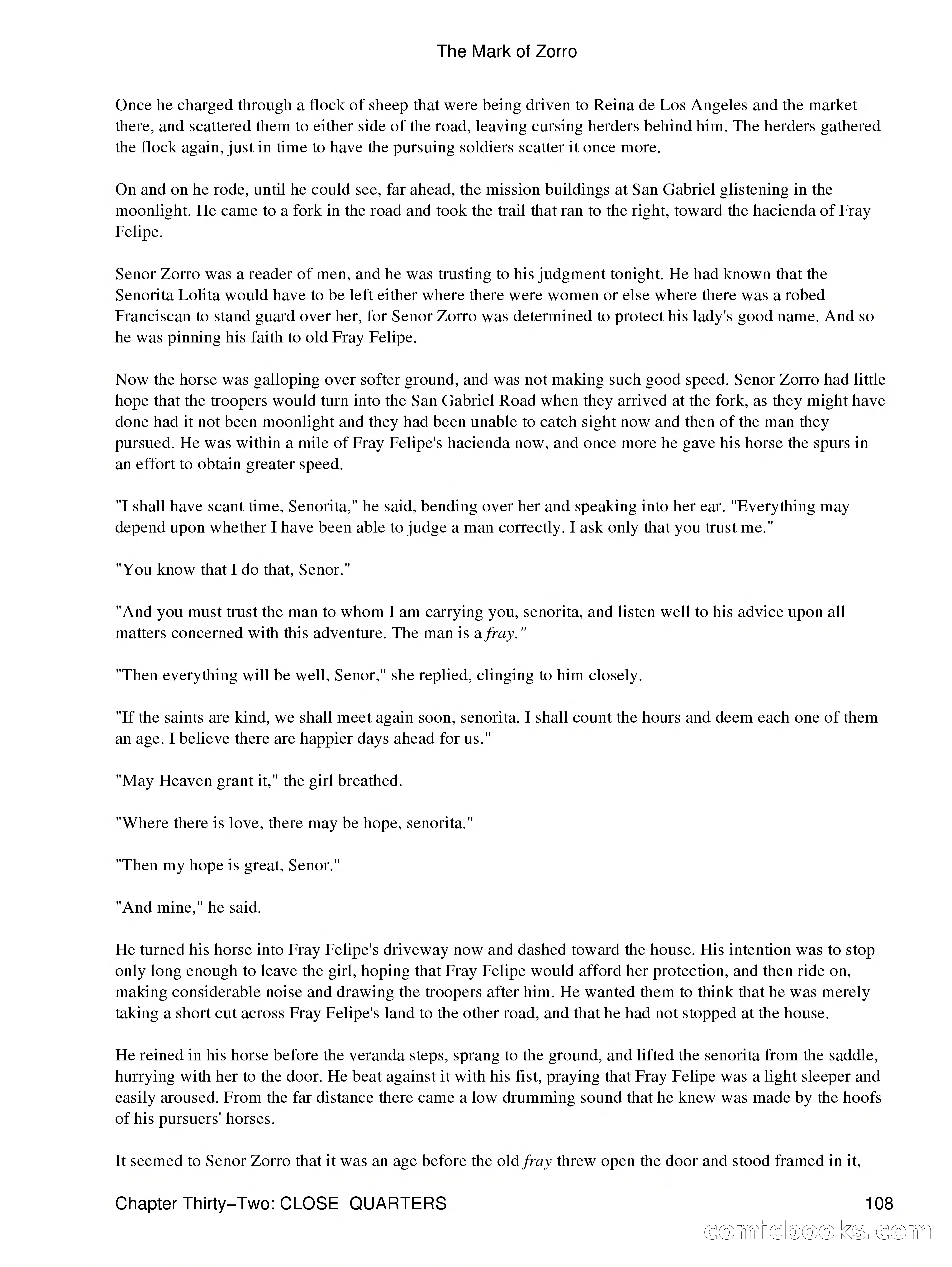 The Mark of Zorro — page 110 of 136