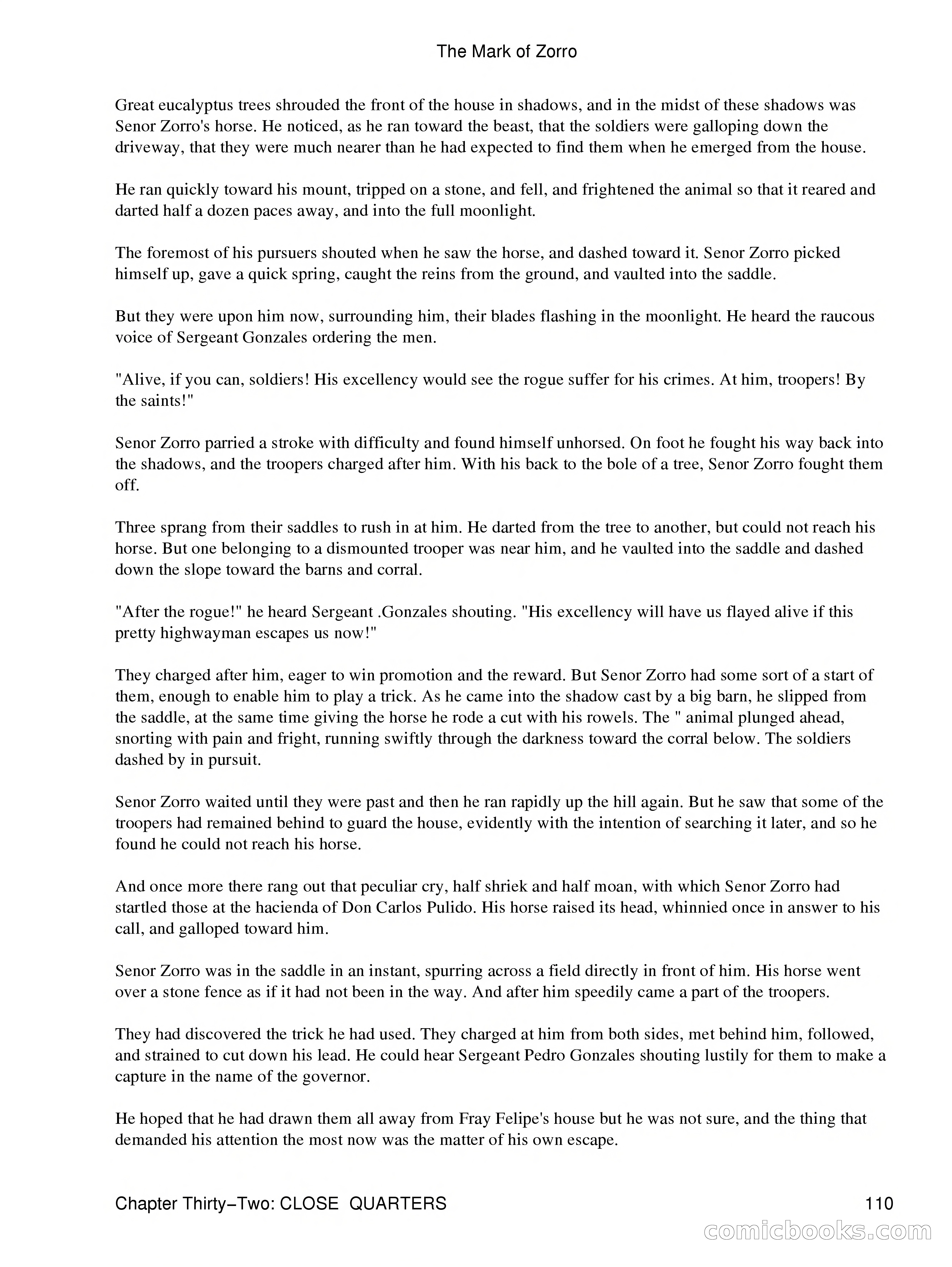 The Mark of Zorro — page 112 of 136