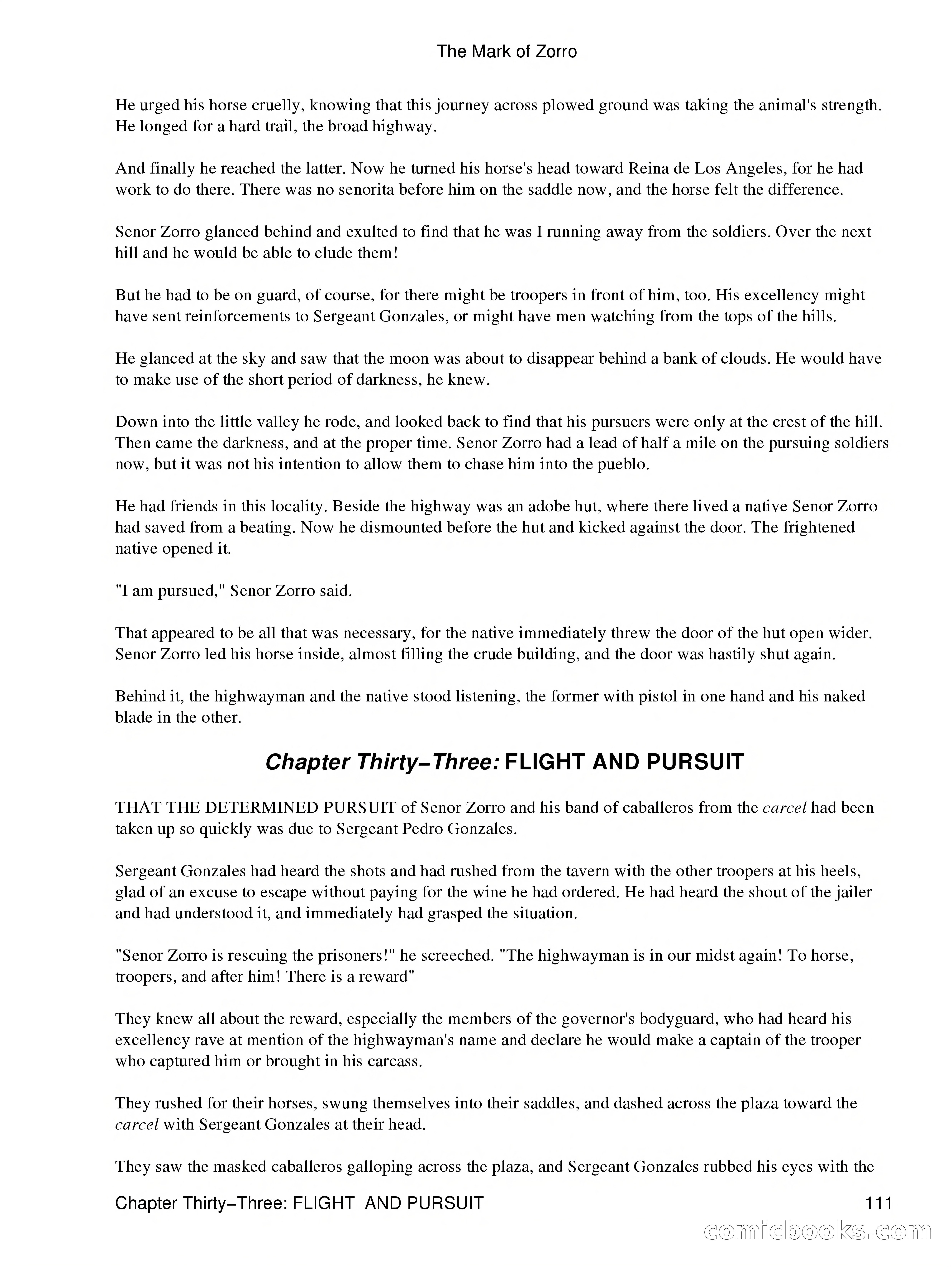 The Mark of Zorro — page 113 of 136