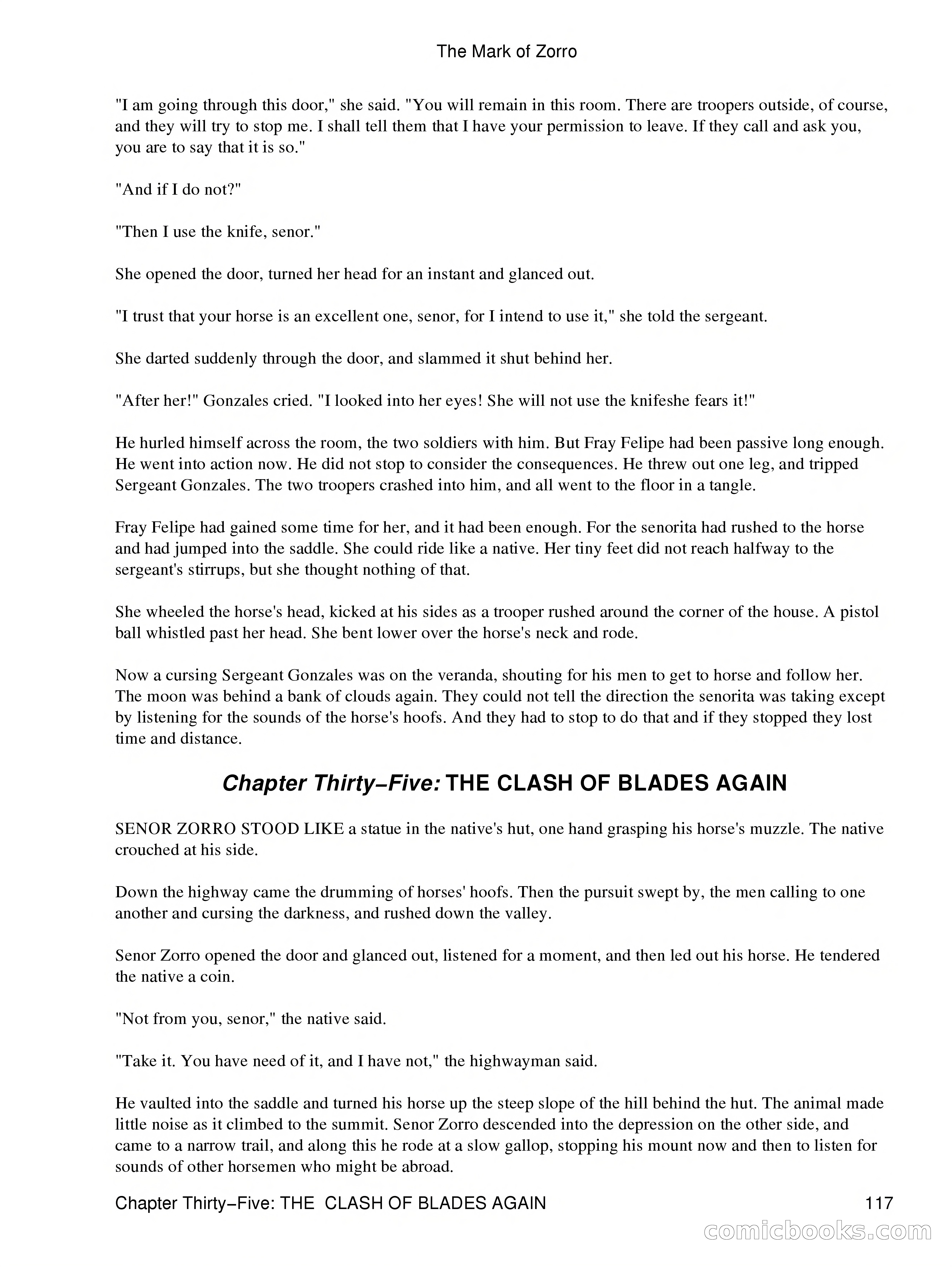 The Mark of Zorro — page 119 of 136