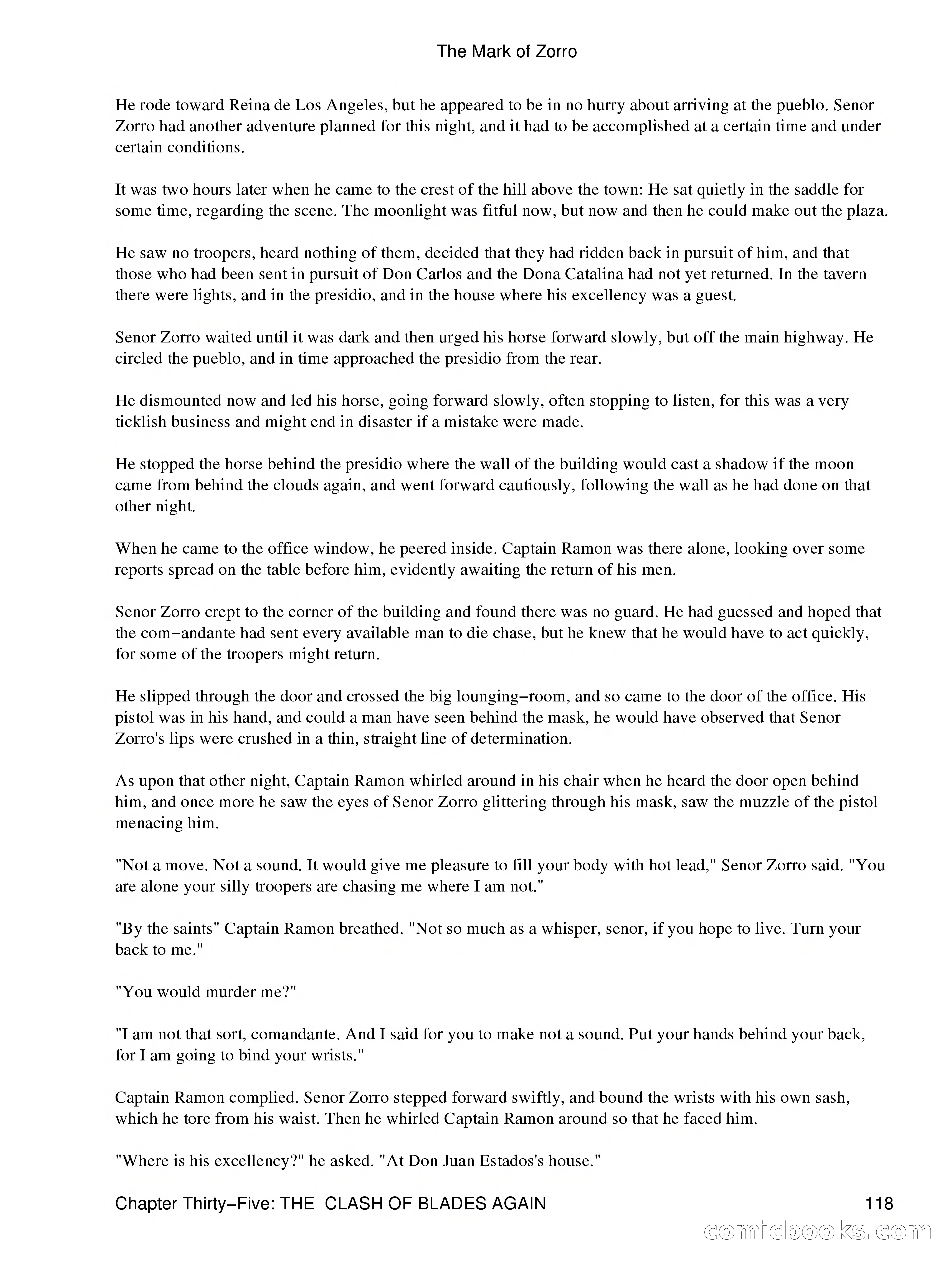The Mark of Zorro — page 120 of 136