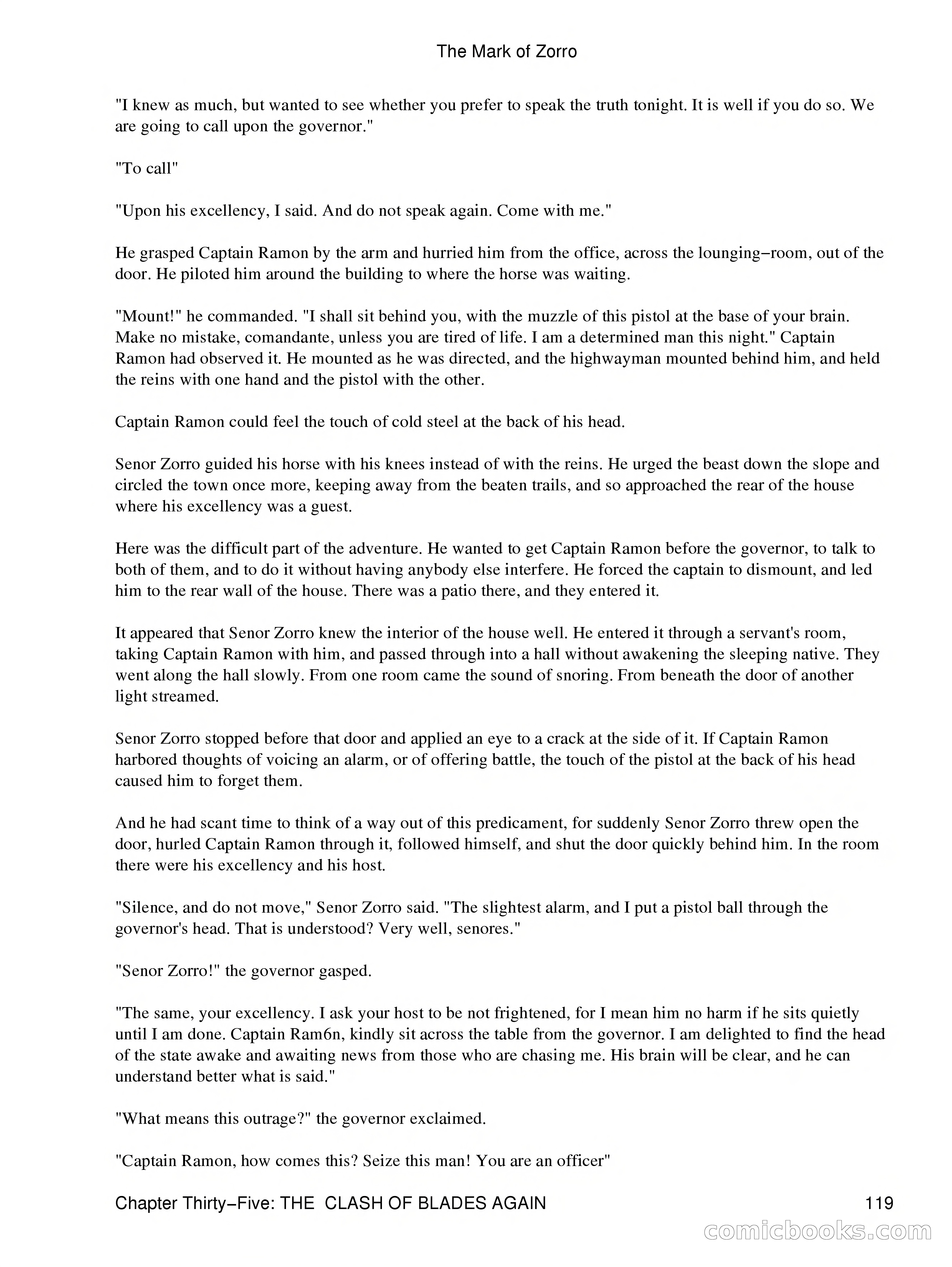 The Mark of Zorro — page 121 of 136