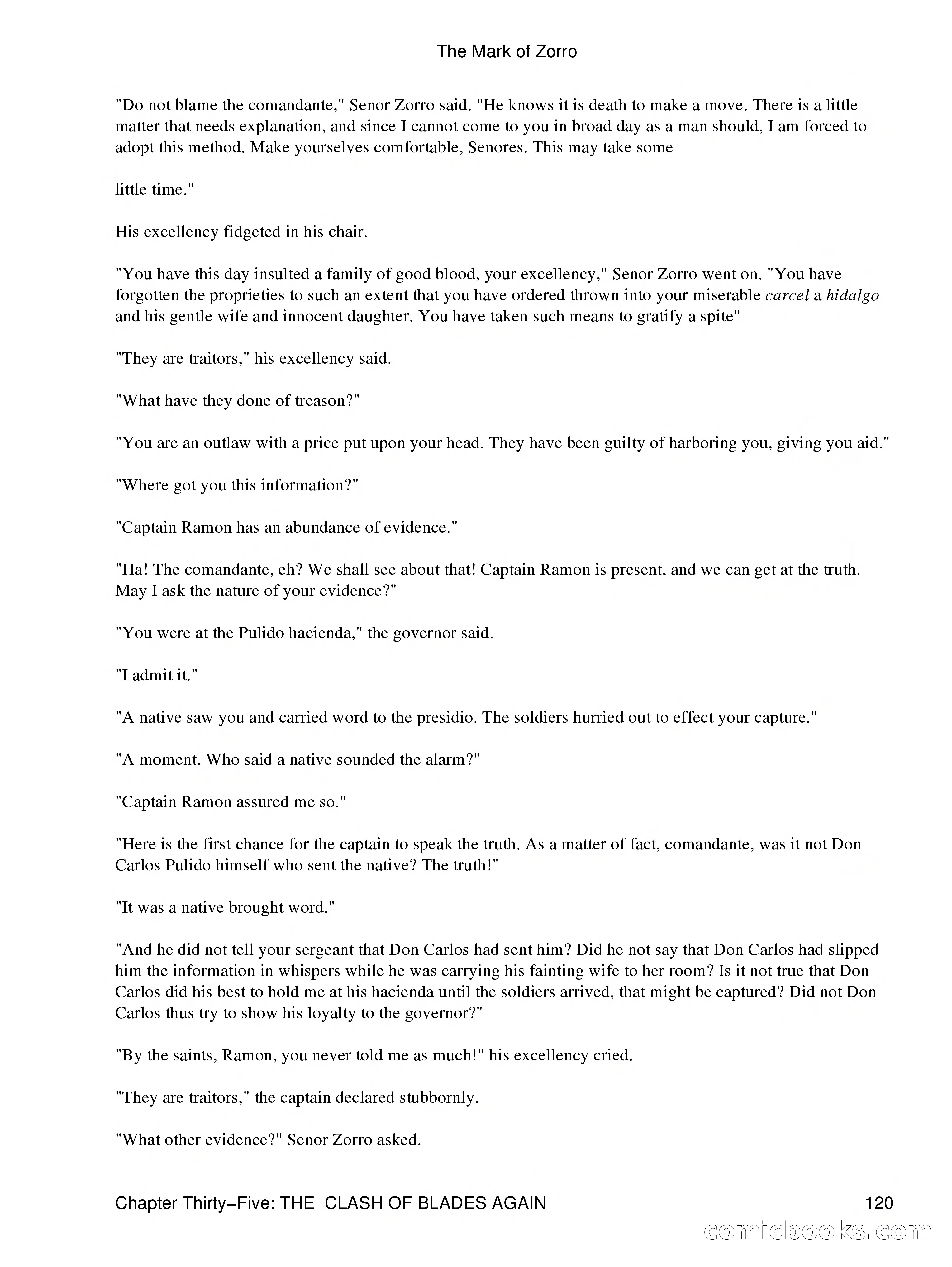 The Mark of Zorro — page 122 of 136
