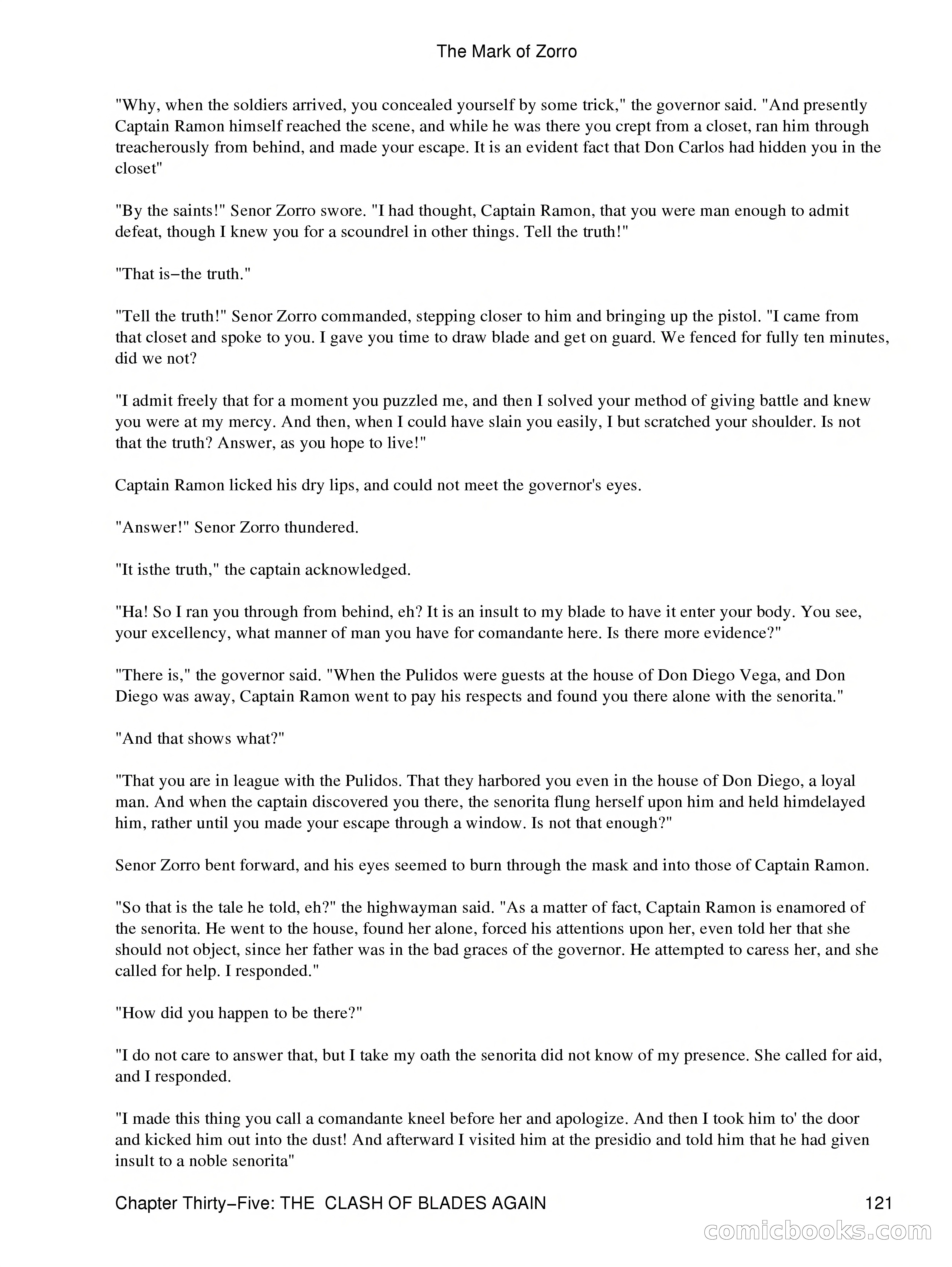 The Mark of Zorro — page 123 of 136