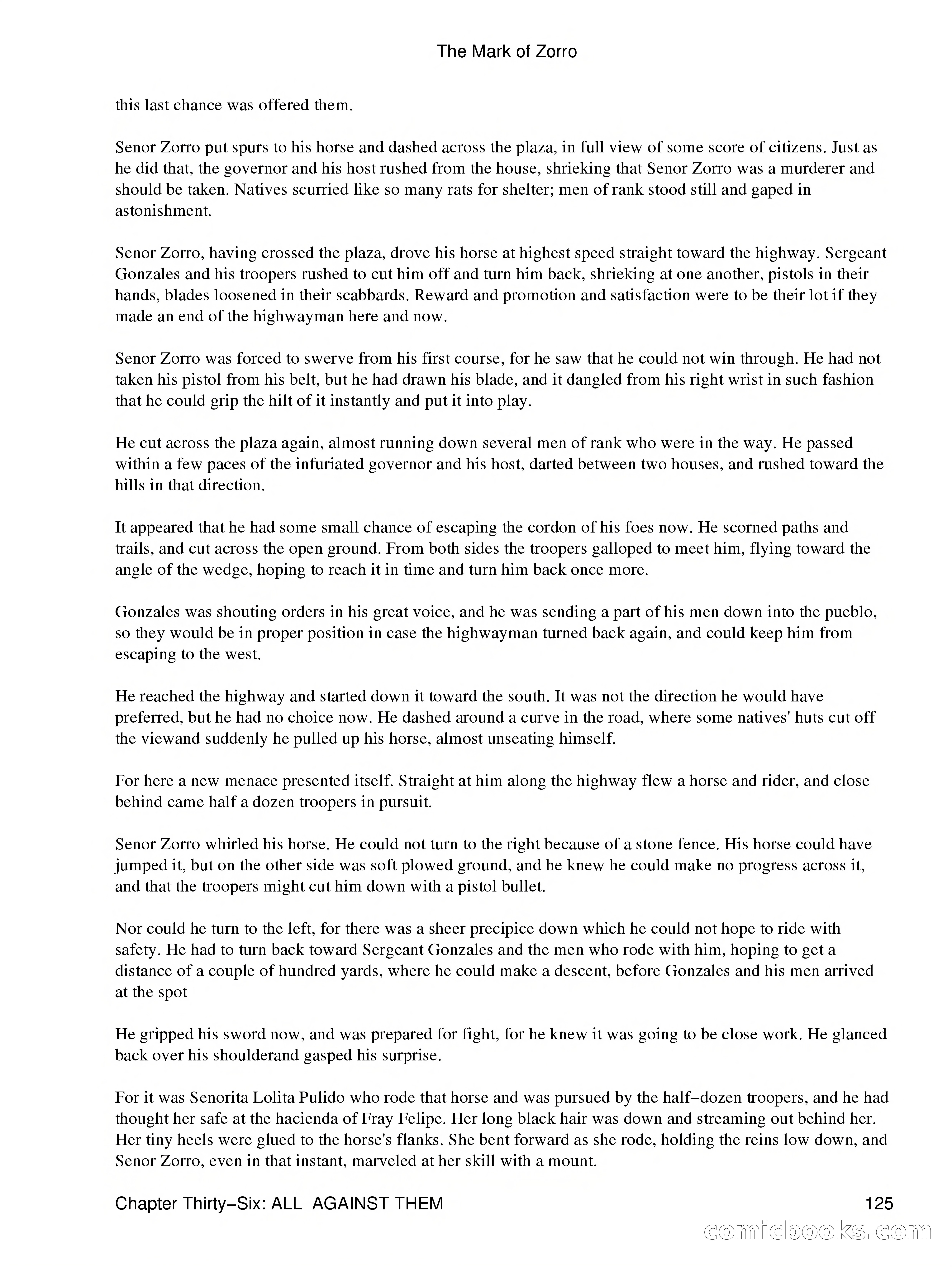 The Mark of Zorro — page 127 of 136