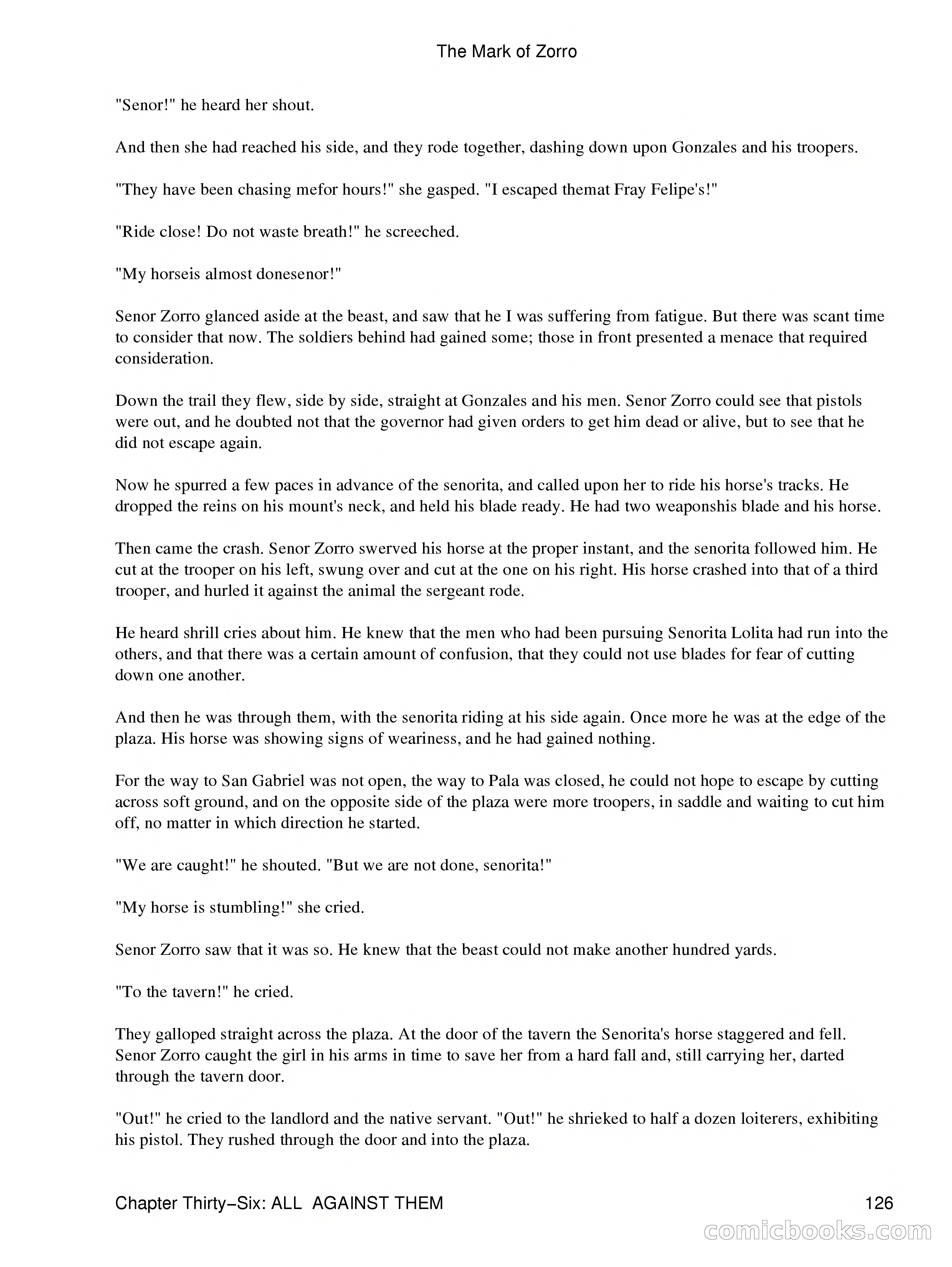The Mark of Zorro — page 128 of 136