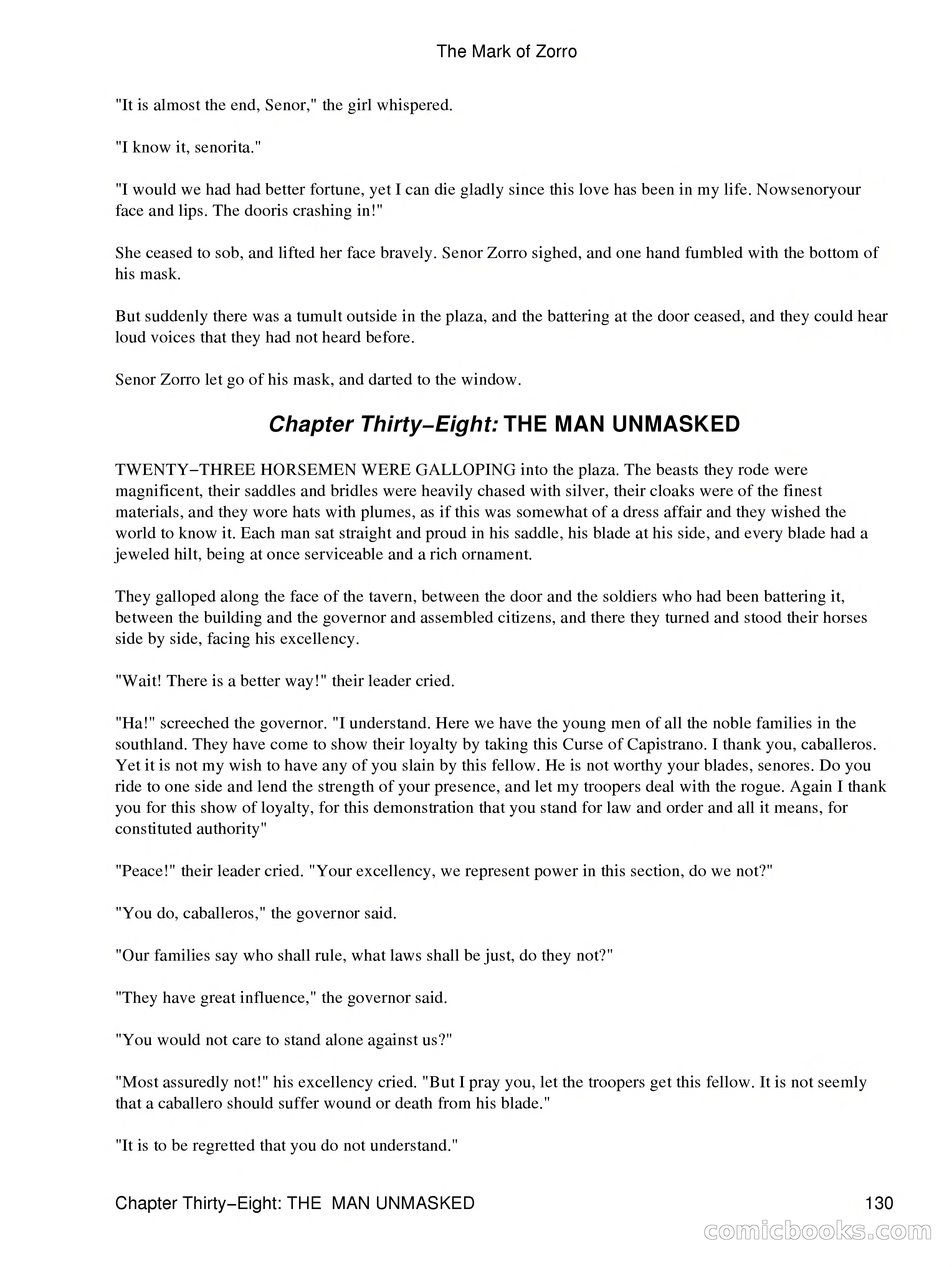 The Mark of Zorro — page 132 of 136