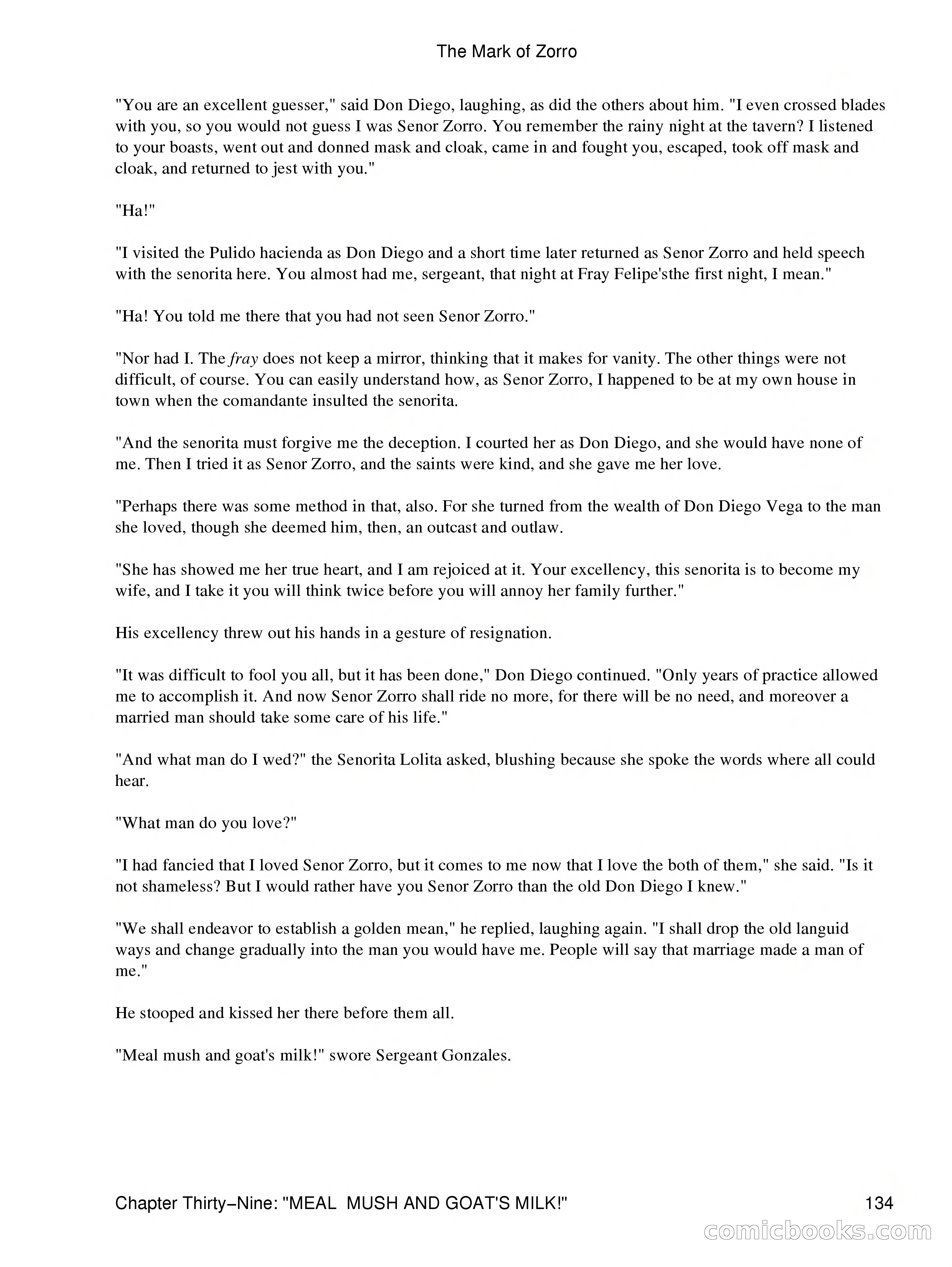 The Mark of Zorro — page 136 of 136