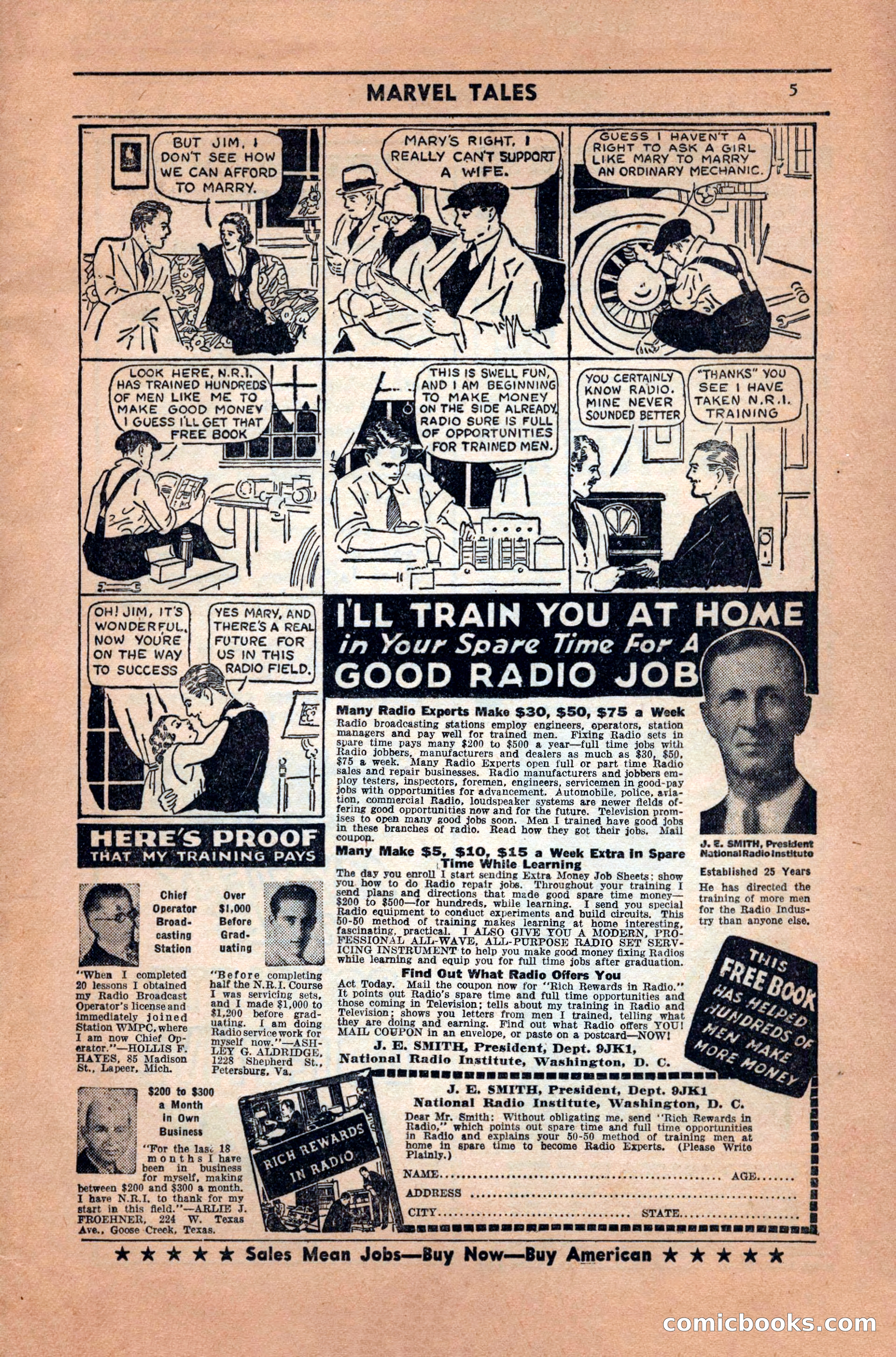 Marvel Tales, December 1939 — page 5 of 116