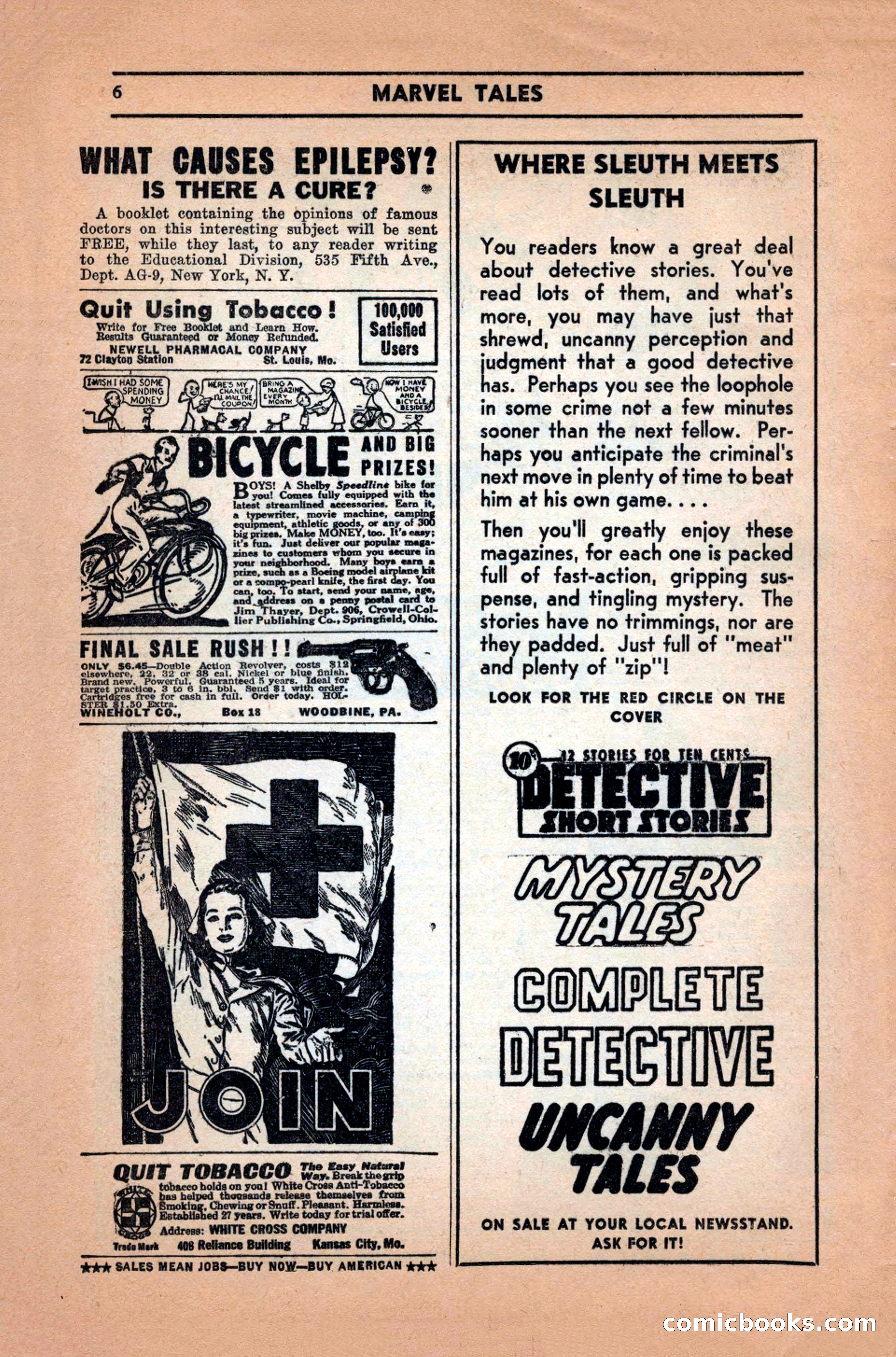Marvel Tales, December 1939 — page 6 of 116