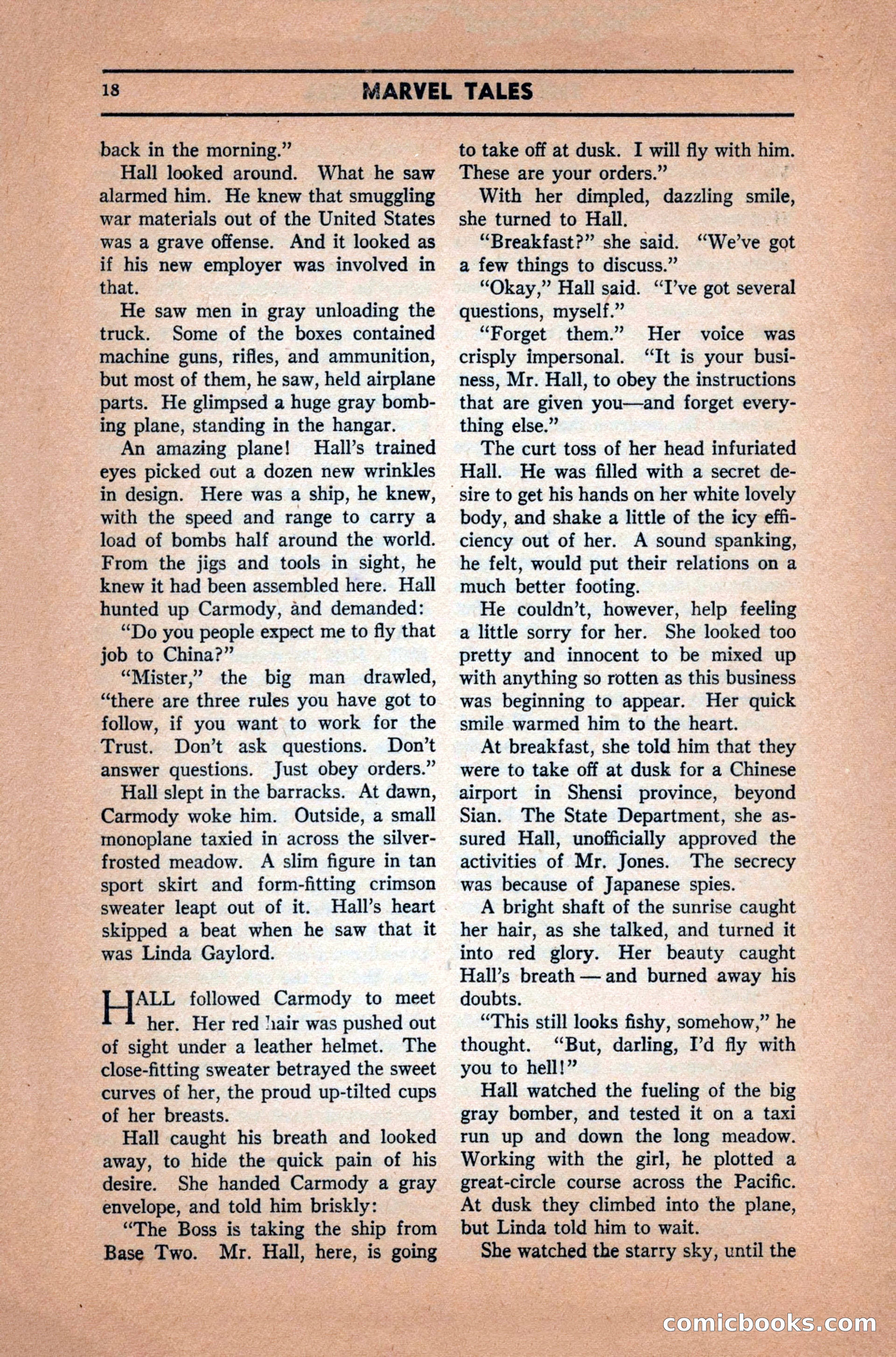 Marvel Tales, December 1939 — page 18 of 116