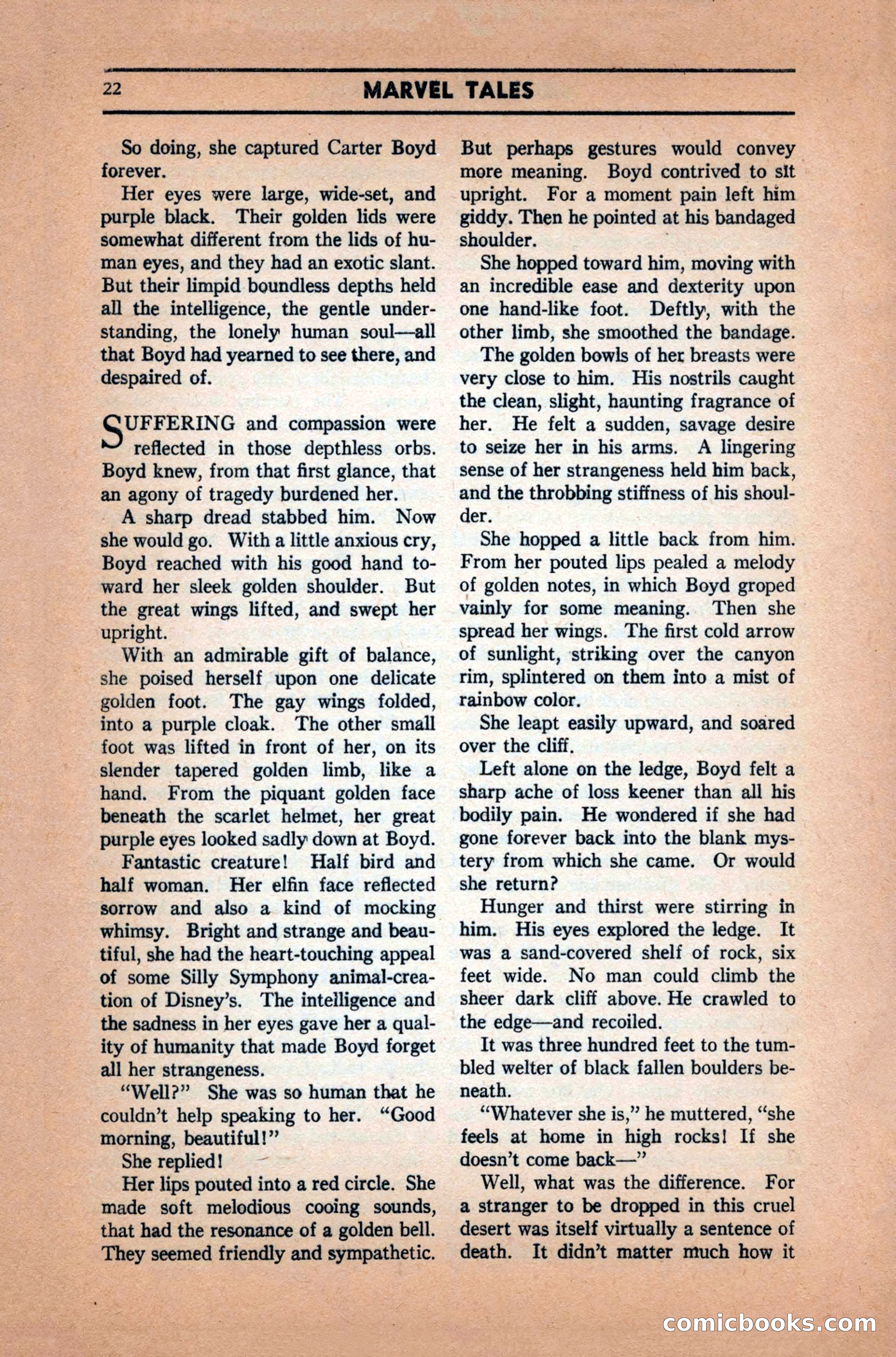 Marvel Tales, December 1939 — page 22 of 116