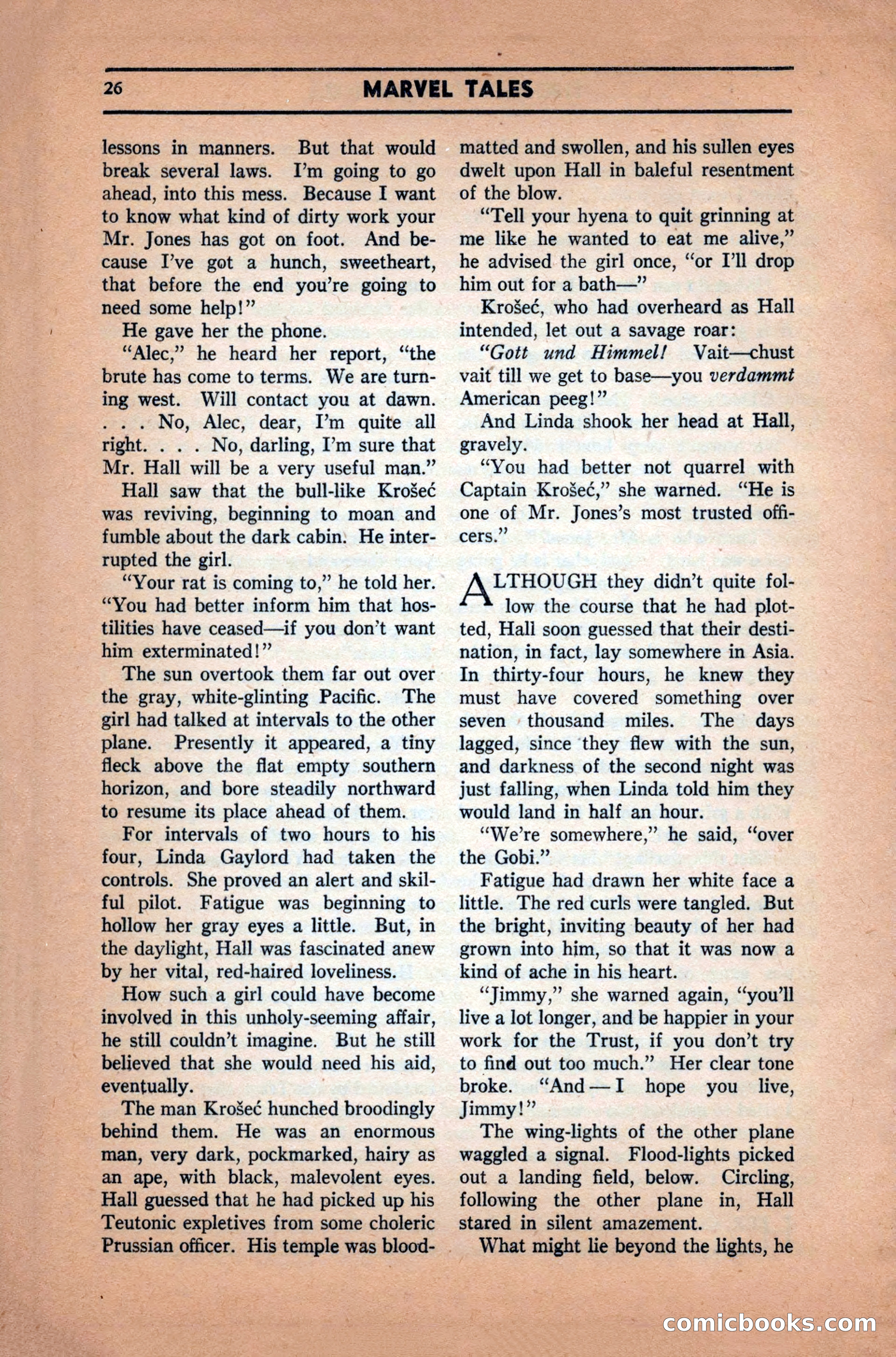 Marvel Tales, December 1939 — page 26 of 116