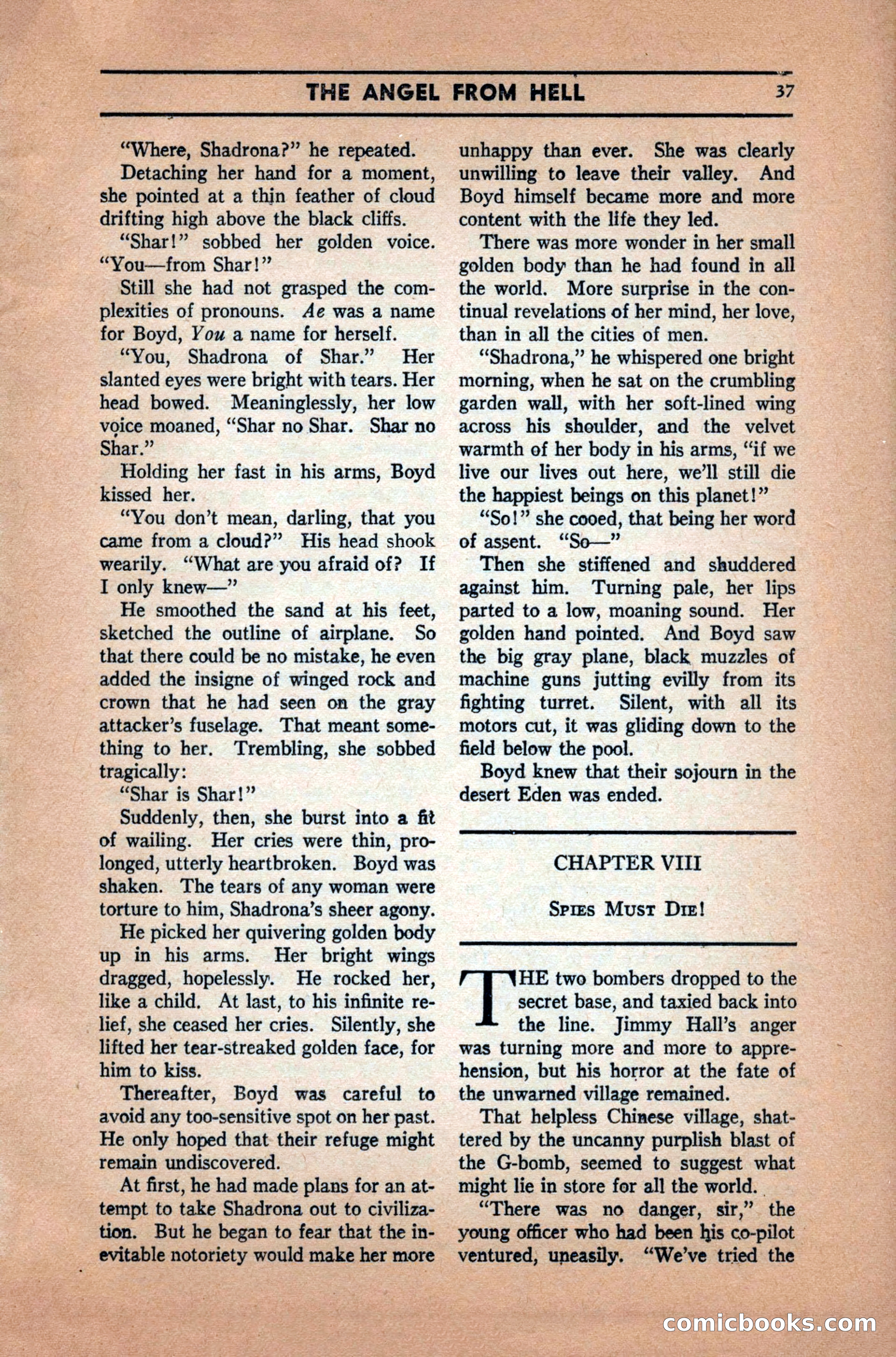 Marvel Tales, December 1939 — page 37 of 116