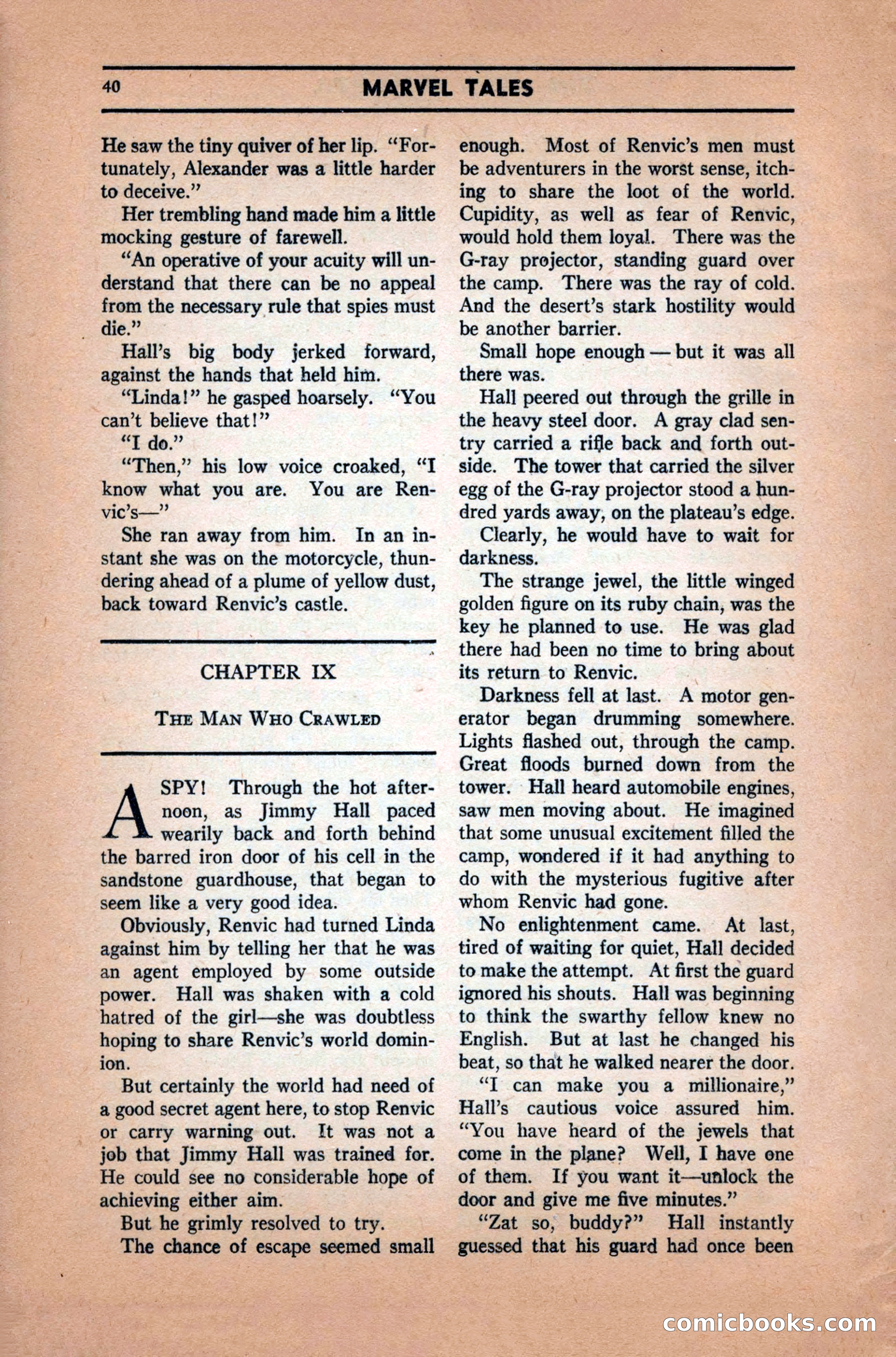 Marvel Tales, December 1939 — page 40 of 116