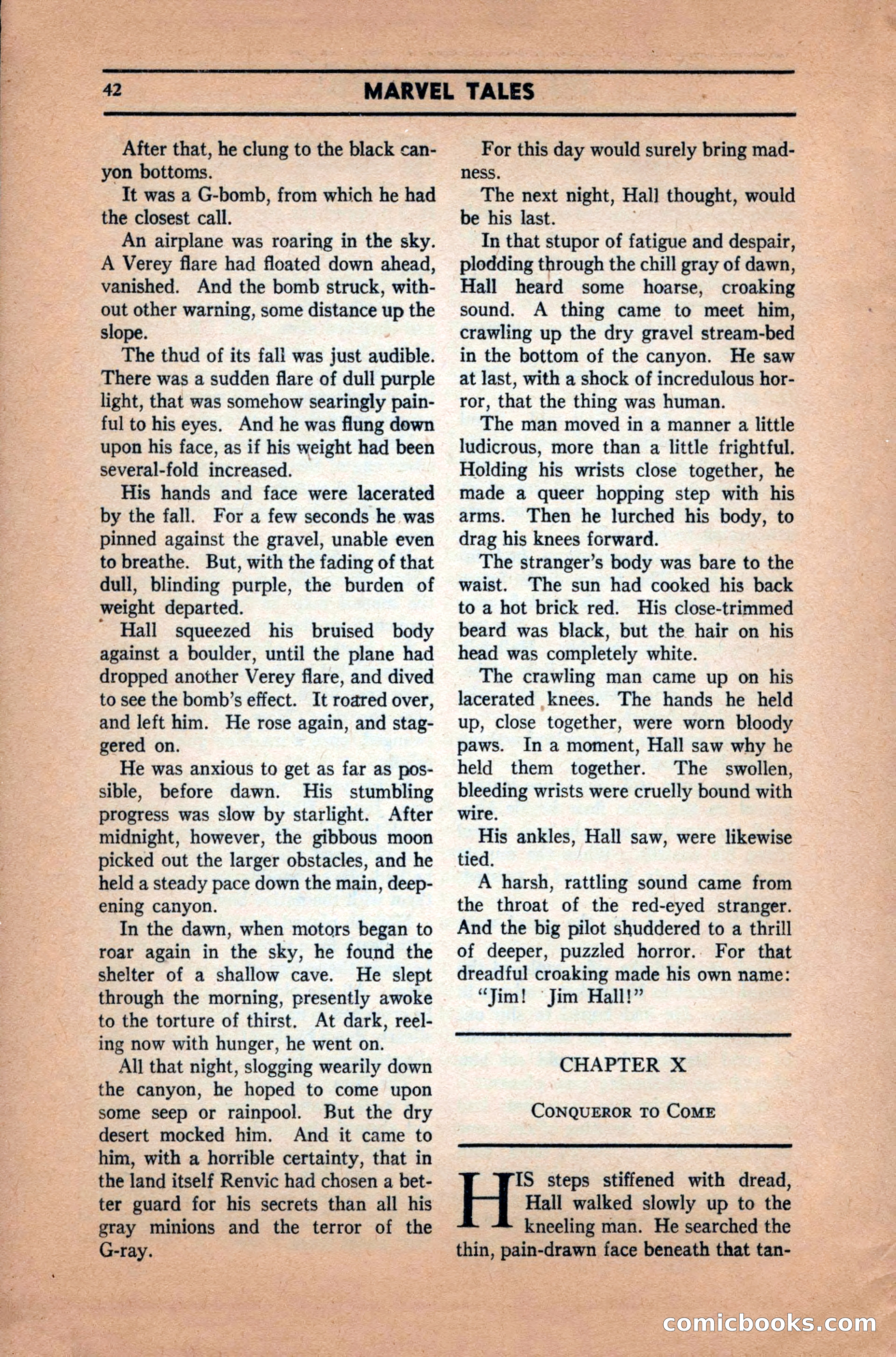 Marvel Tales, December 1939 — page 42 of 116