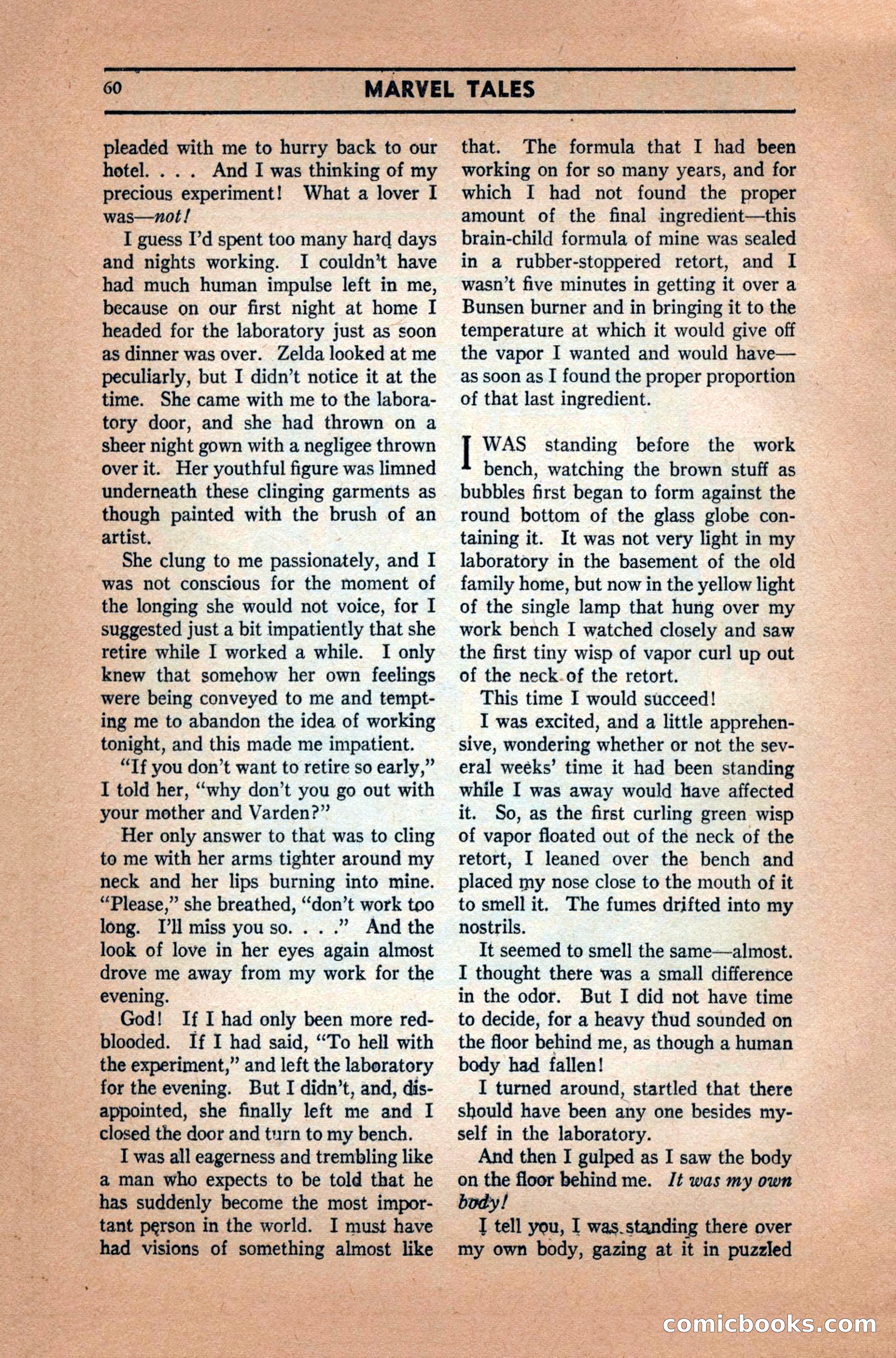 Marvel Tales, December 1939 — page 60 of 116