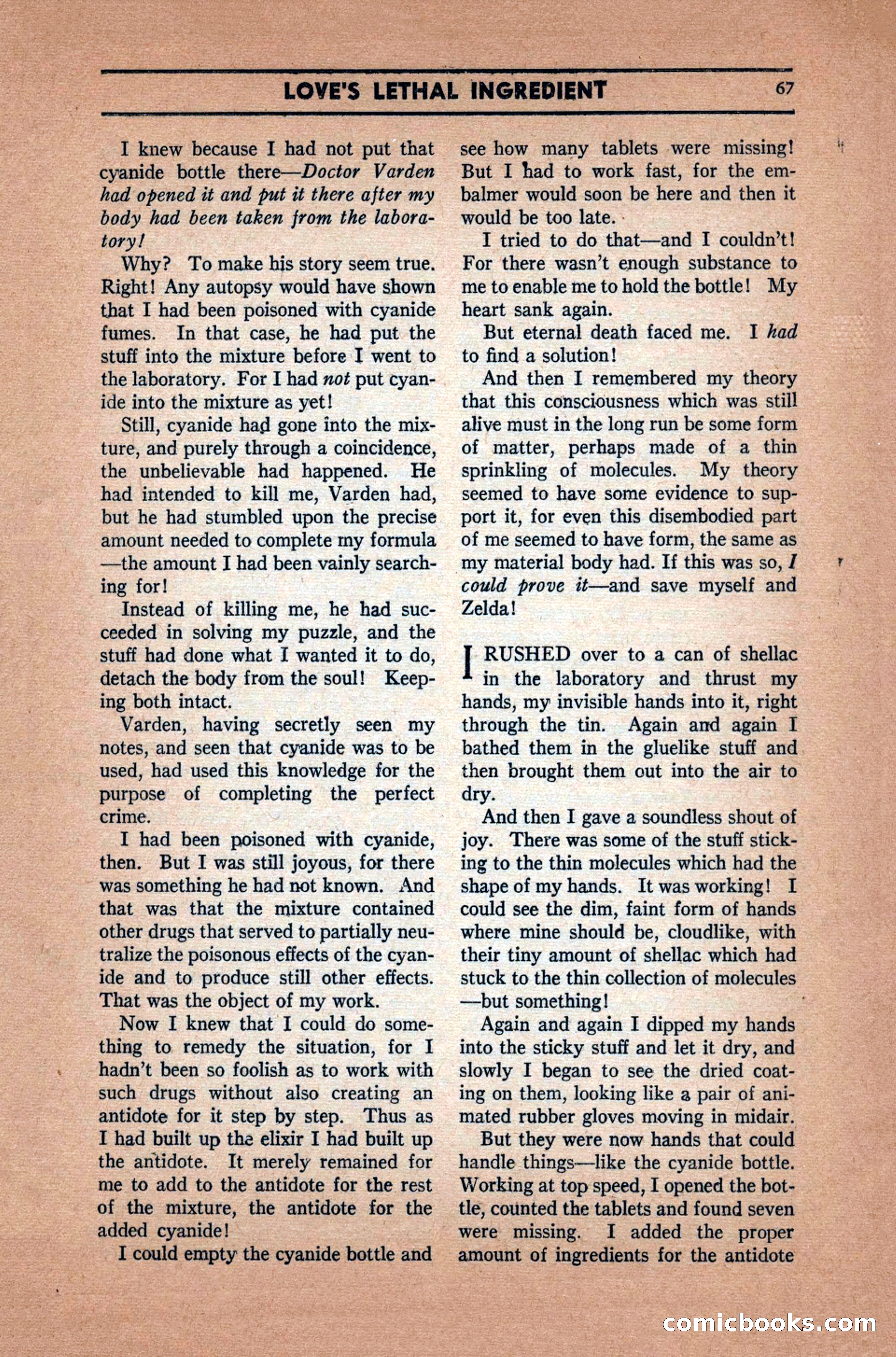Marvel Tales, December 1939 — page 67 of 116