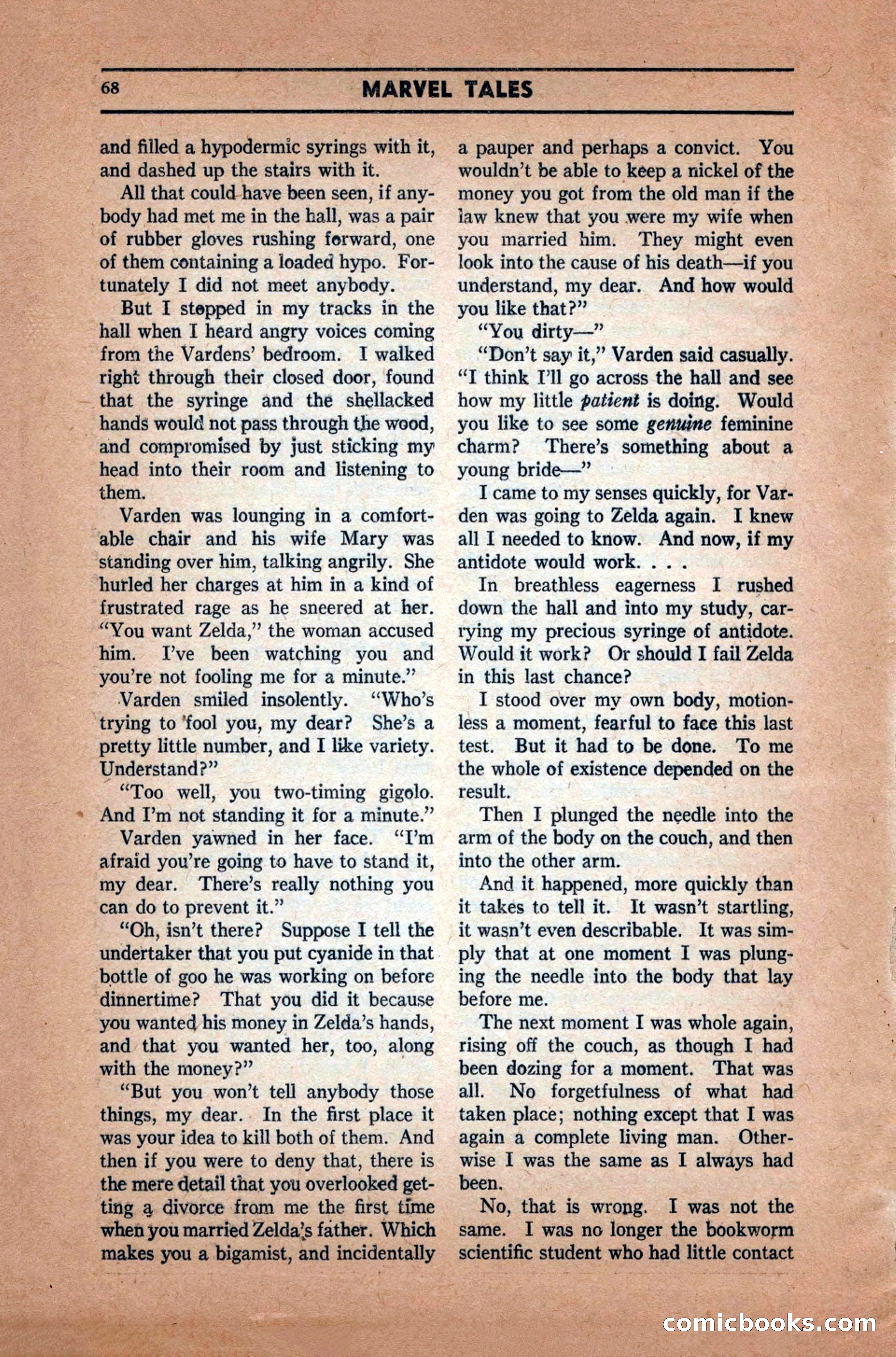 Marvel Tales, December 1939 — page 68 of 116