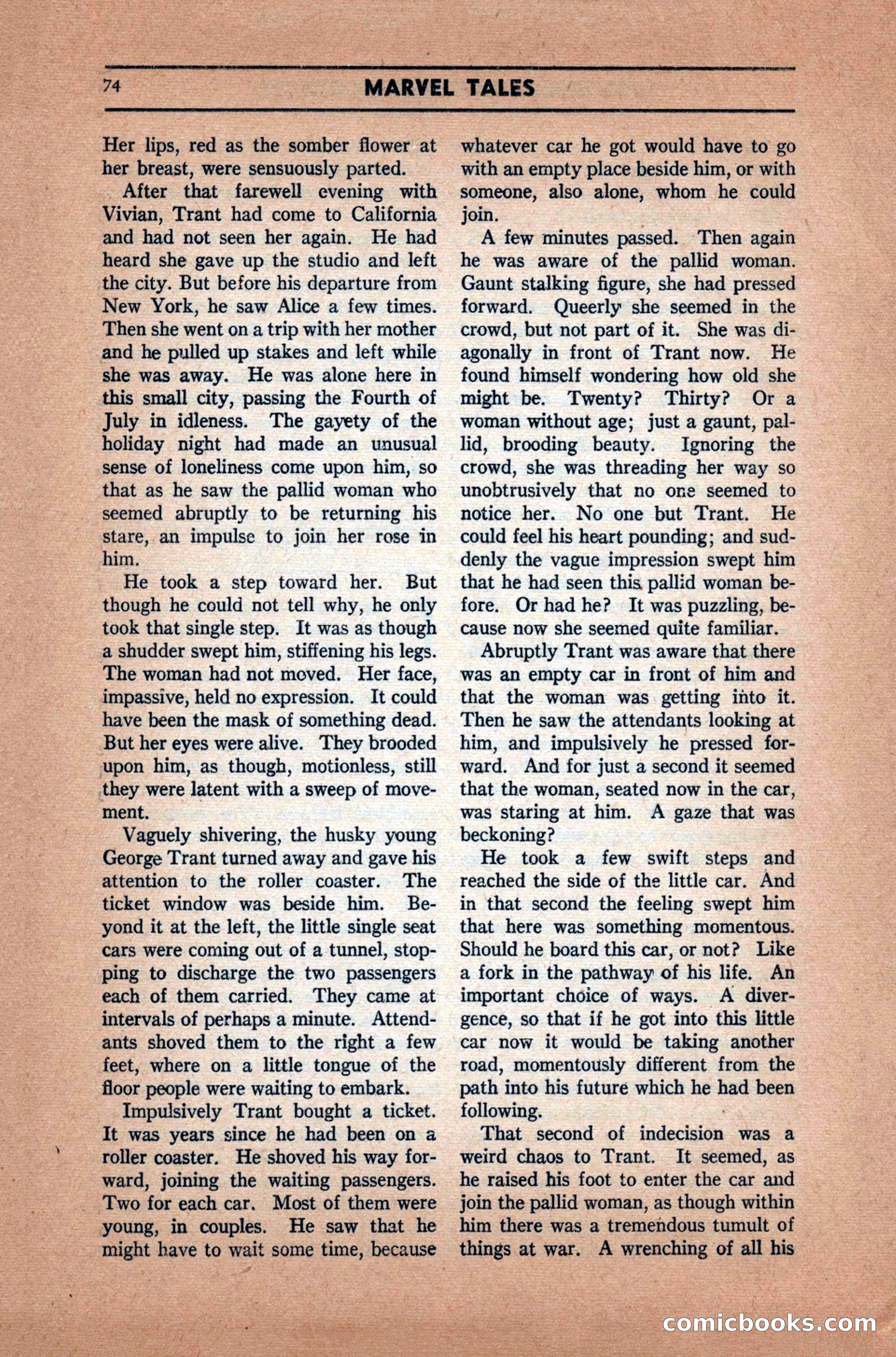 Marvel Tales, December 1939 — page 74 of 116