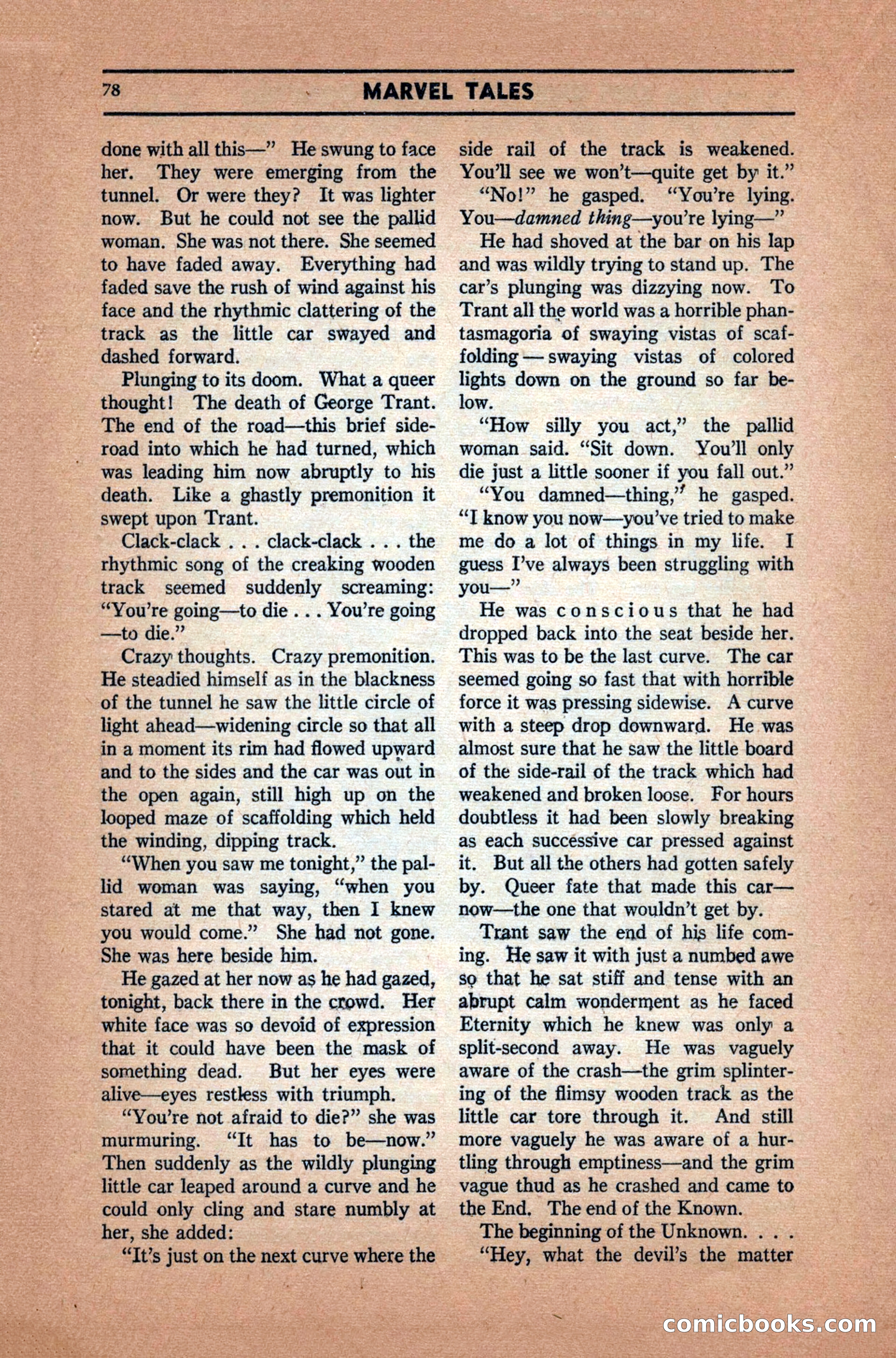 Marvel Tales, December 1939 — page 78 of 116