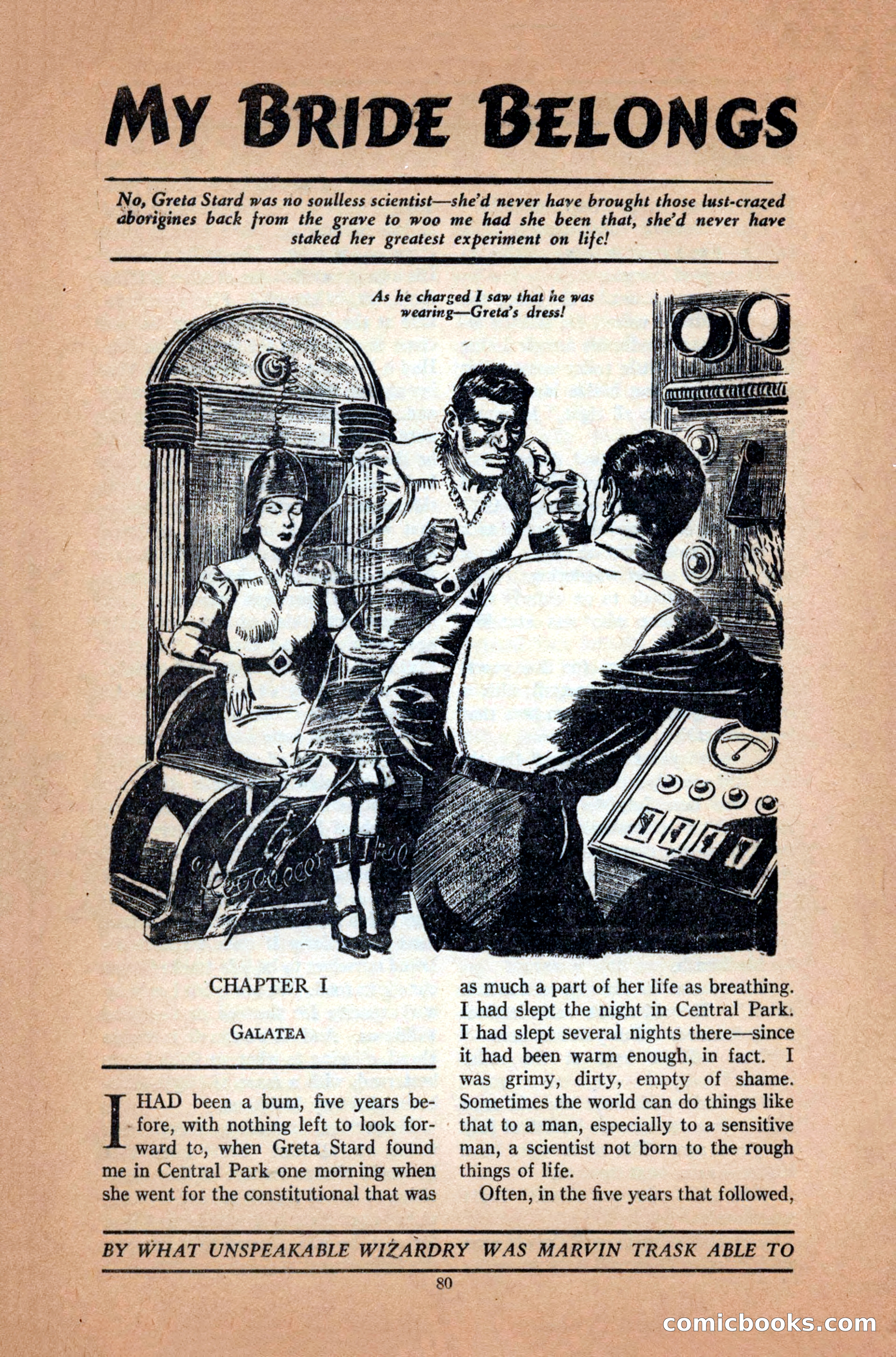 Marvel Tales, December 1939 — page 80 of 116