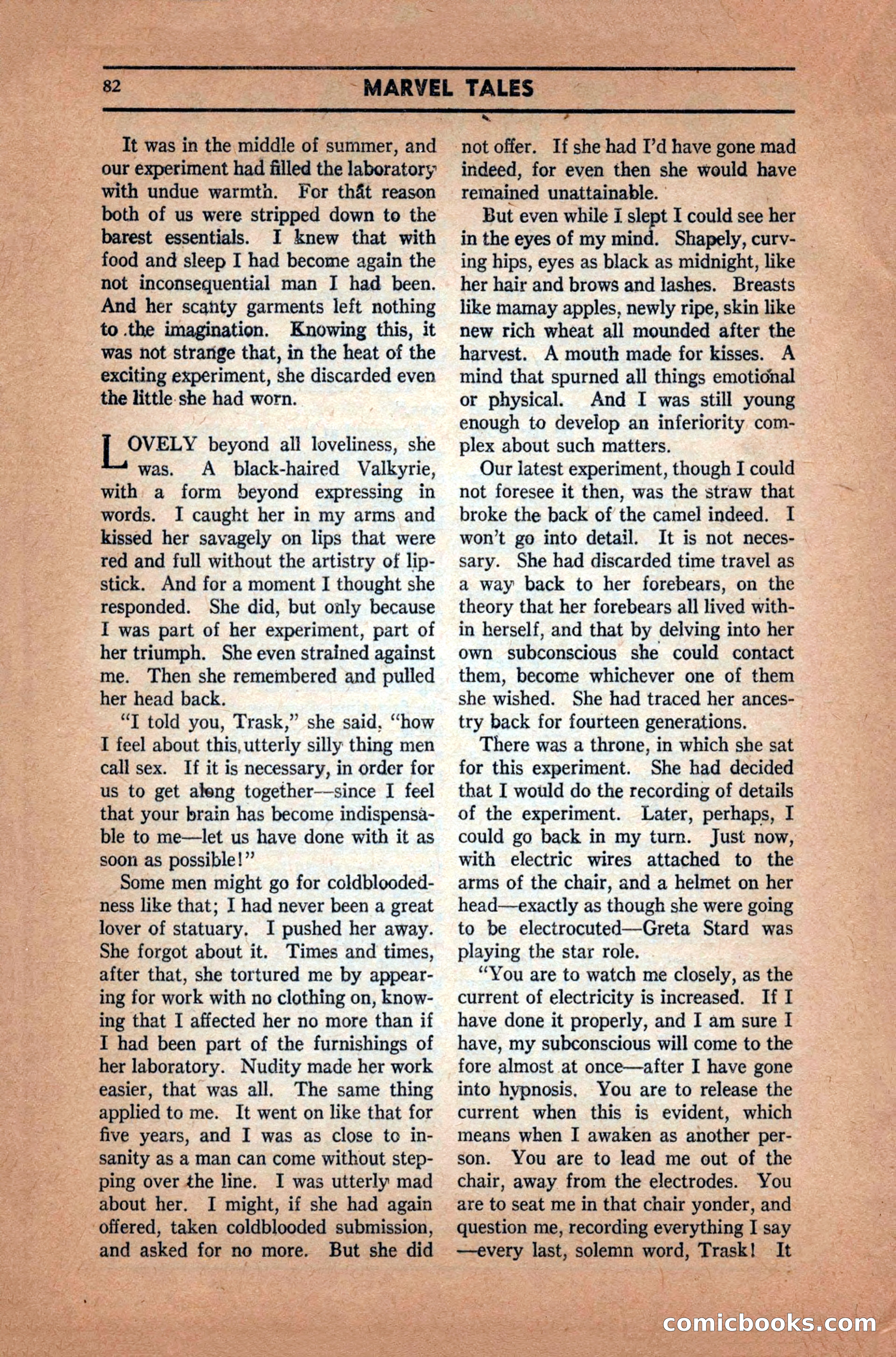 Marvel Tales, December 1939 — page 82 of 116