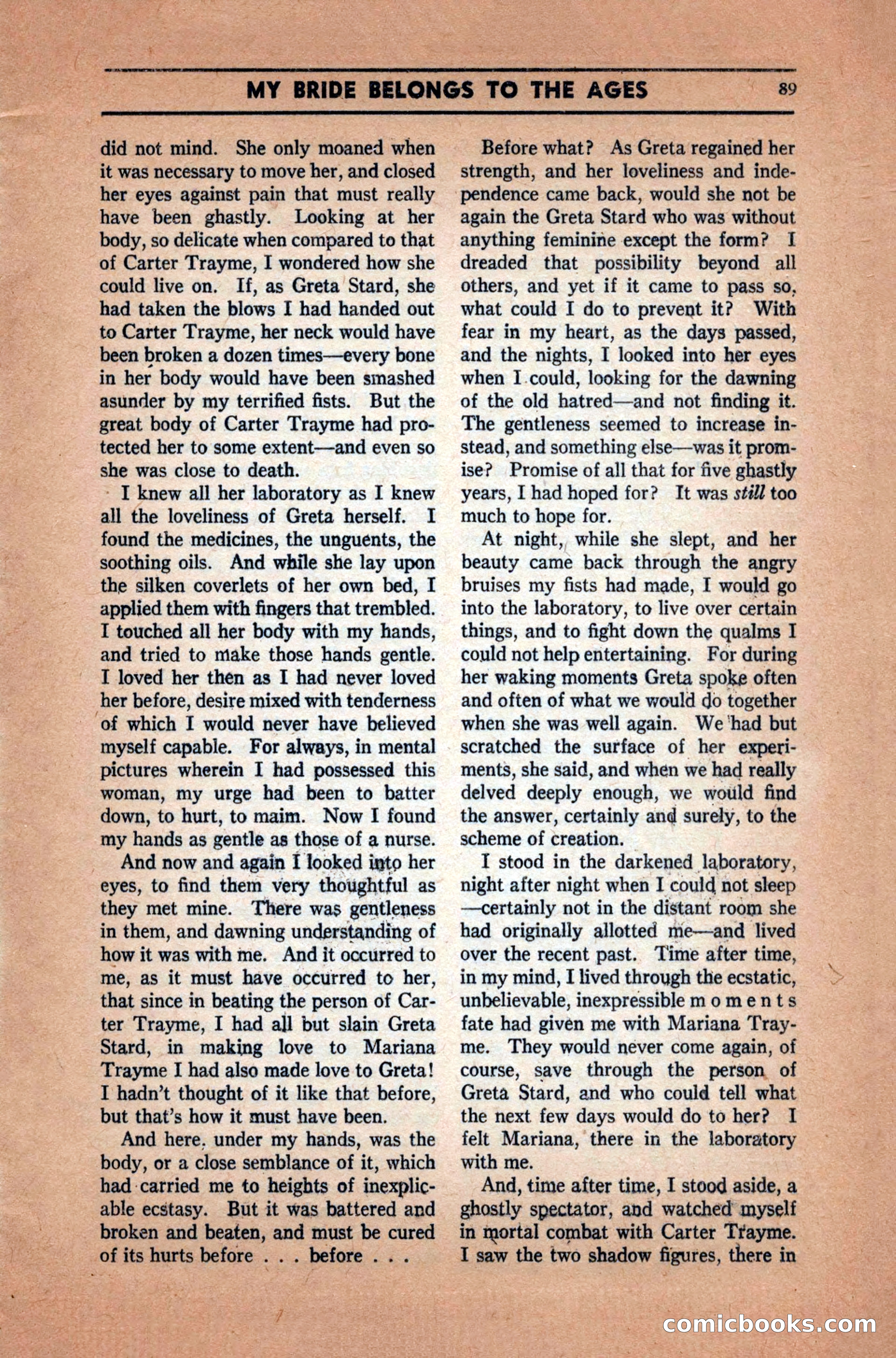 Marvel Tales, December 1939 — page 89 of 116