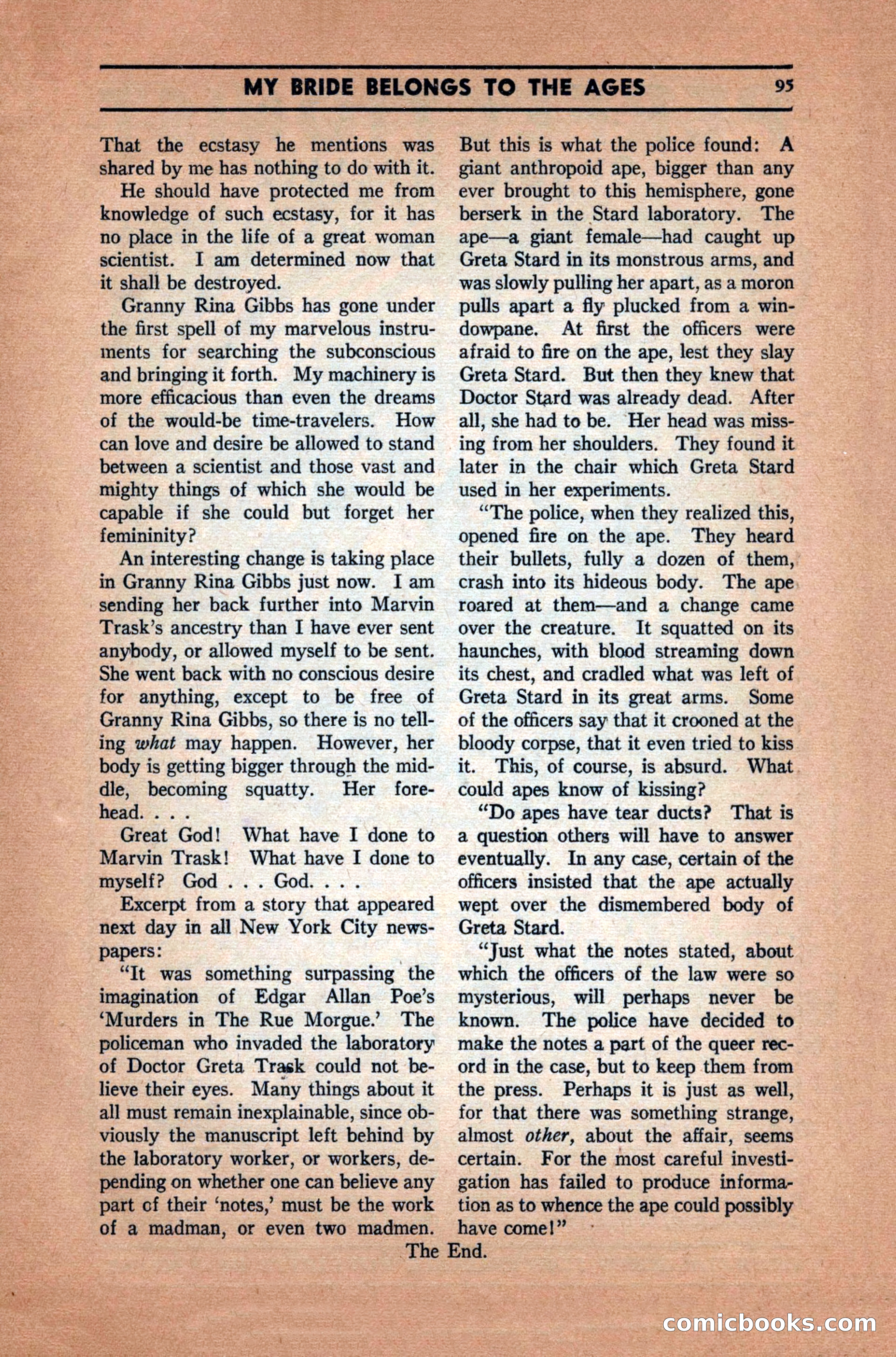 Marvel Tales, December 1939 — page 95 of 116