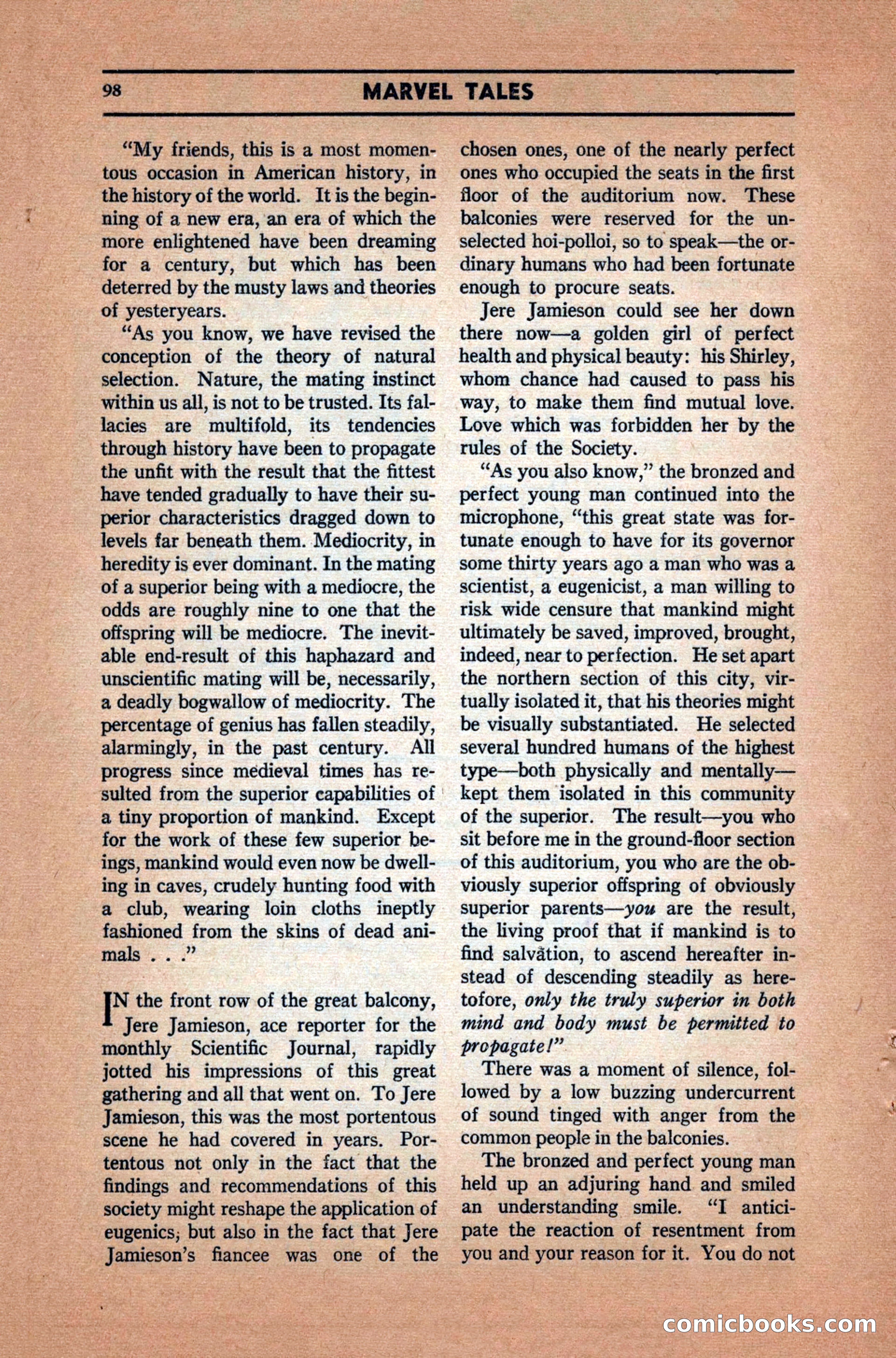 Marvel Tales, December 1939 — page 98 of 116