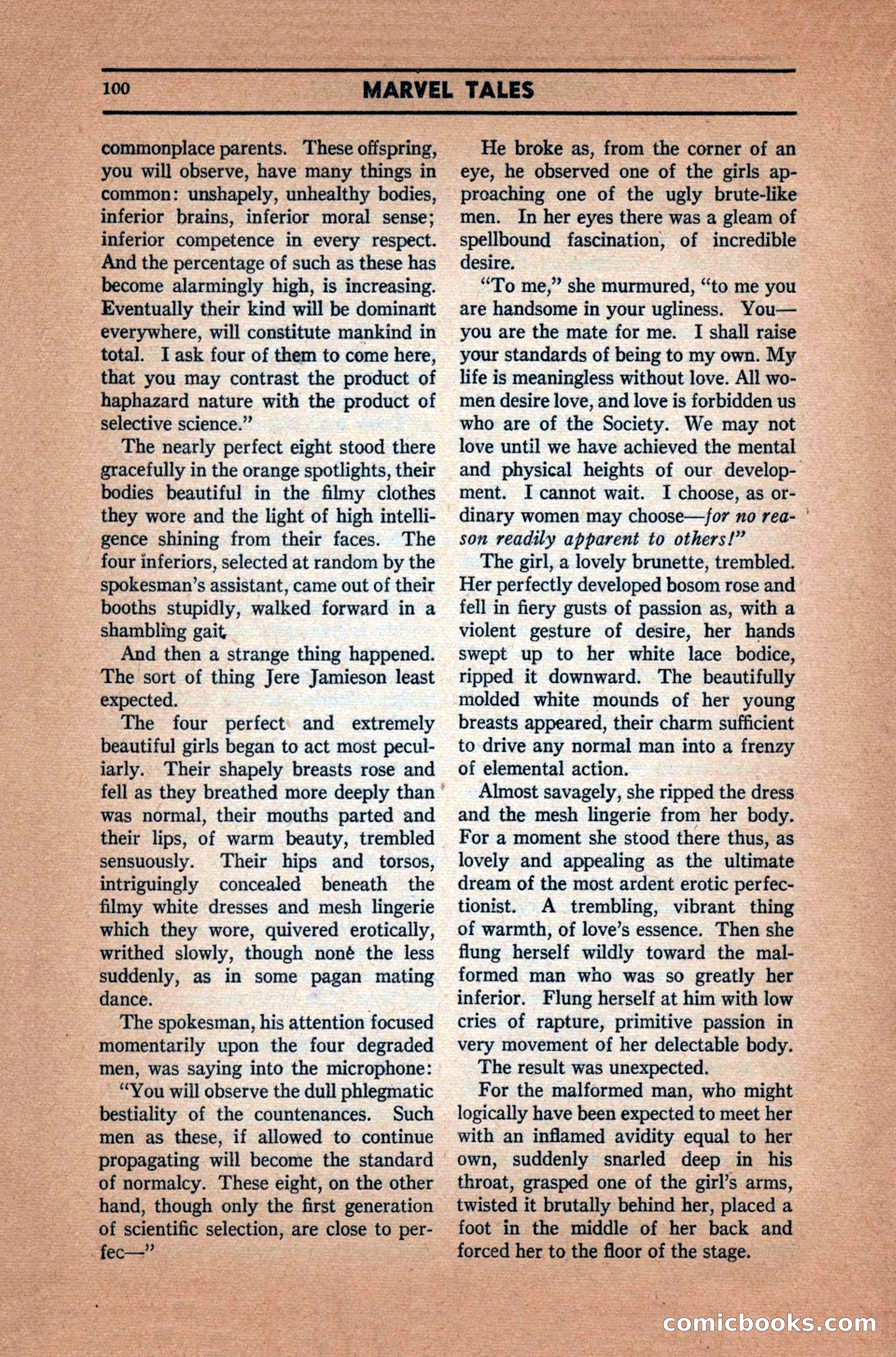 Marvel Tales, December 1939 — page 100 of 116