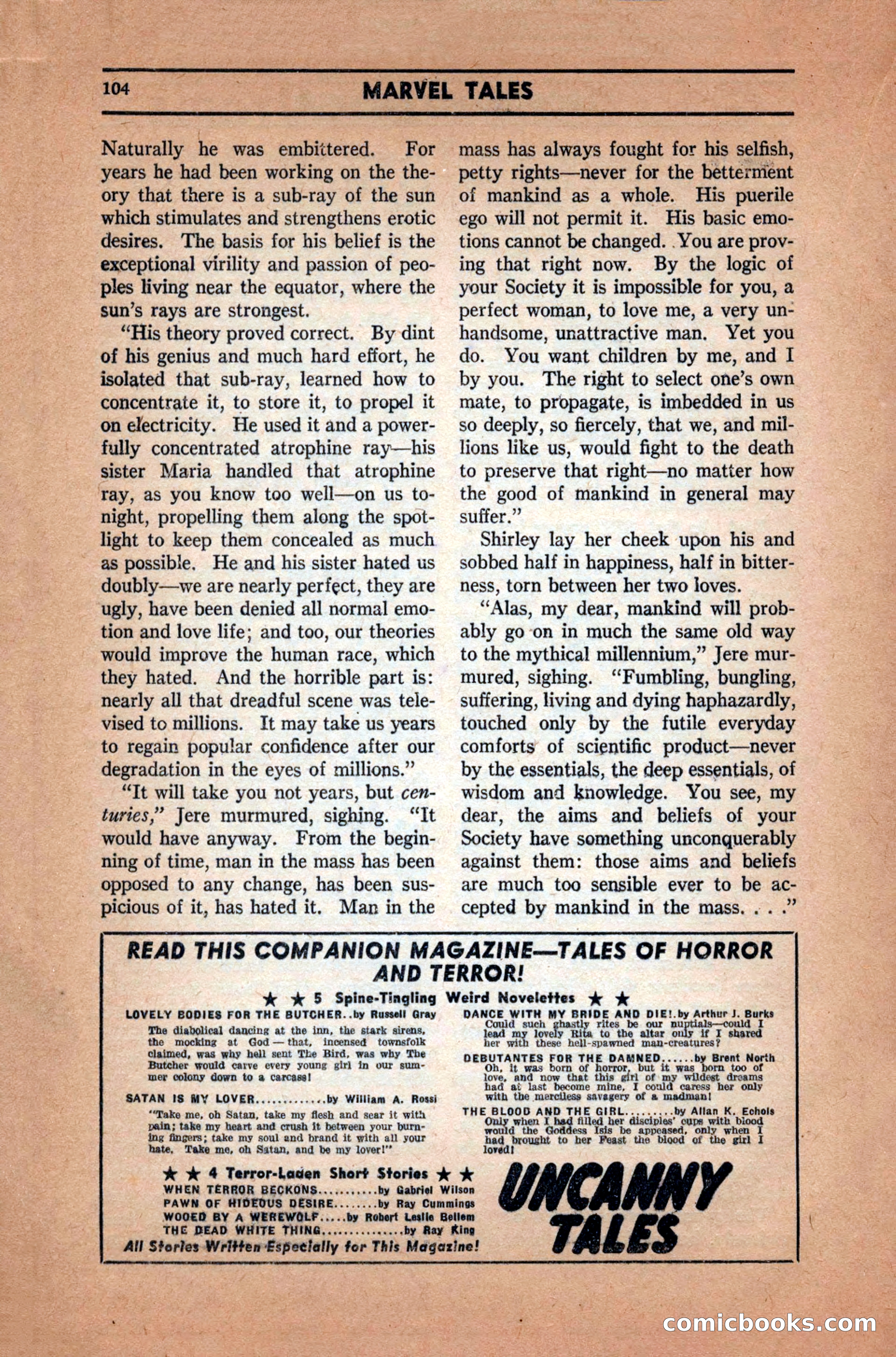 Marvel Tales, December 1939 — page 104 of 116