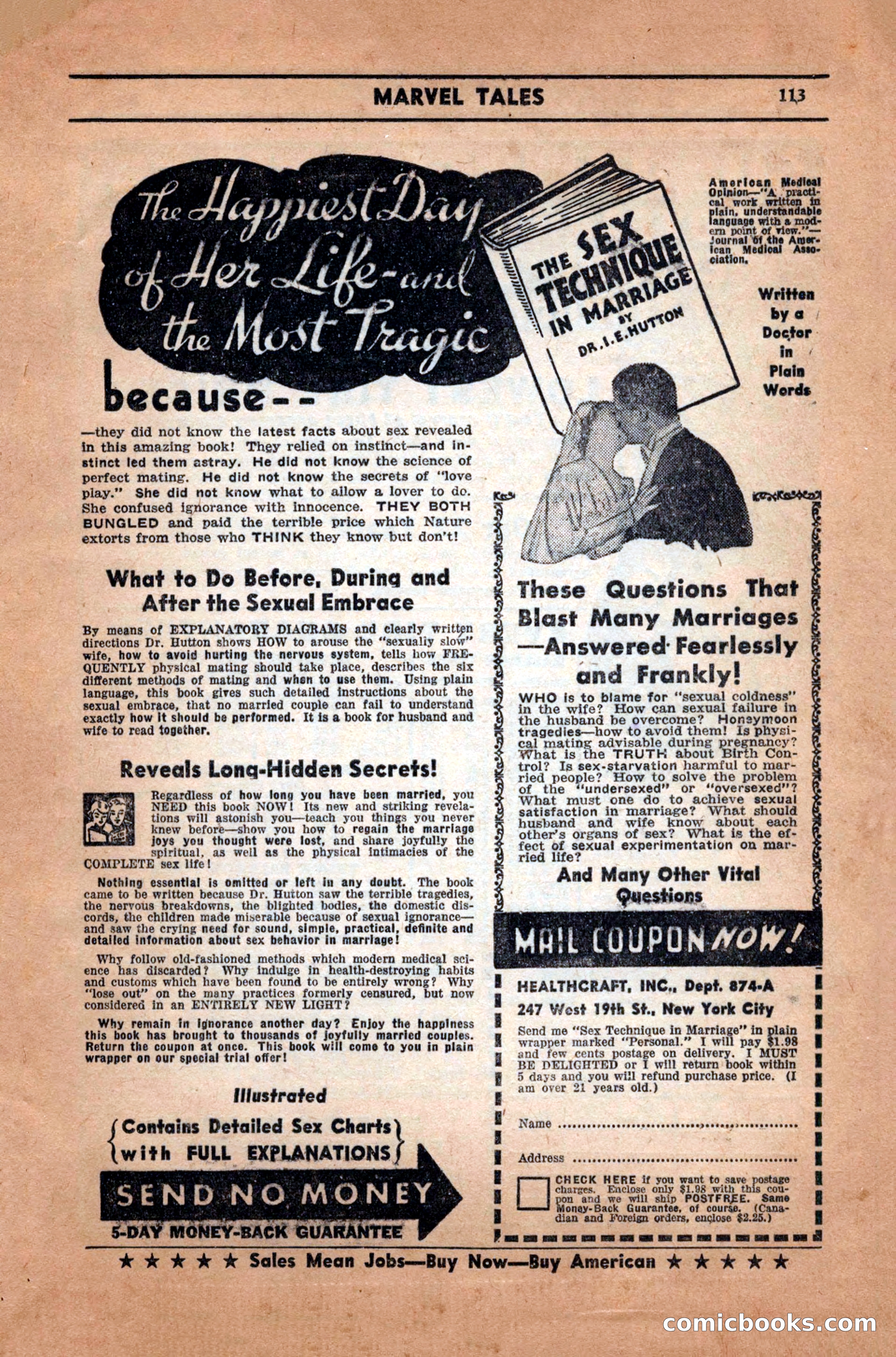 Marvel Tales, December 1939 — page 113 of 116