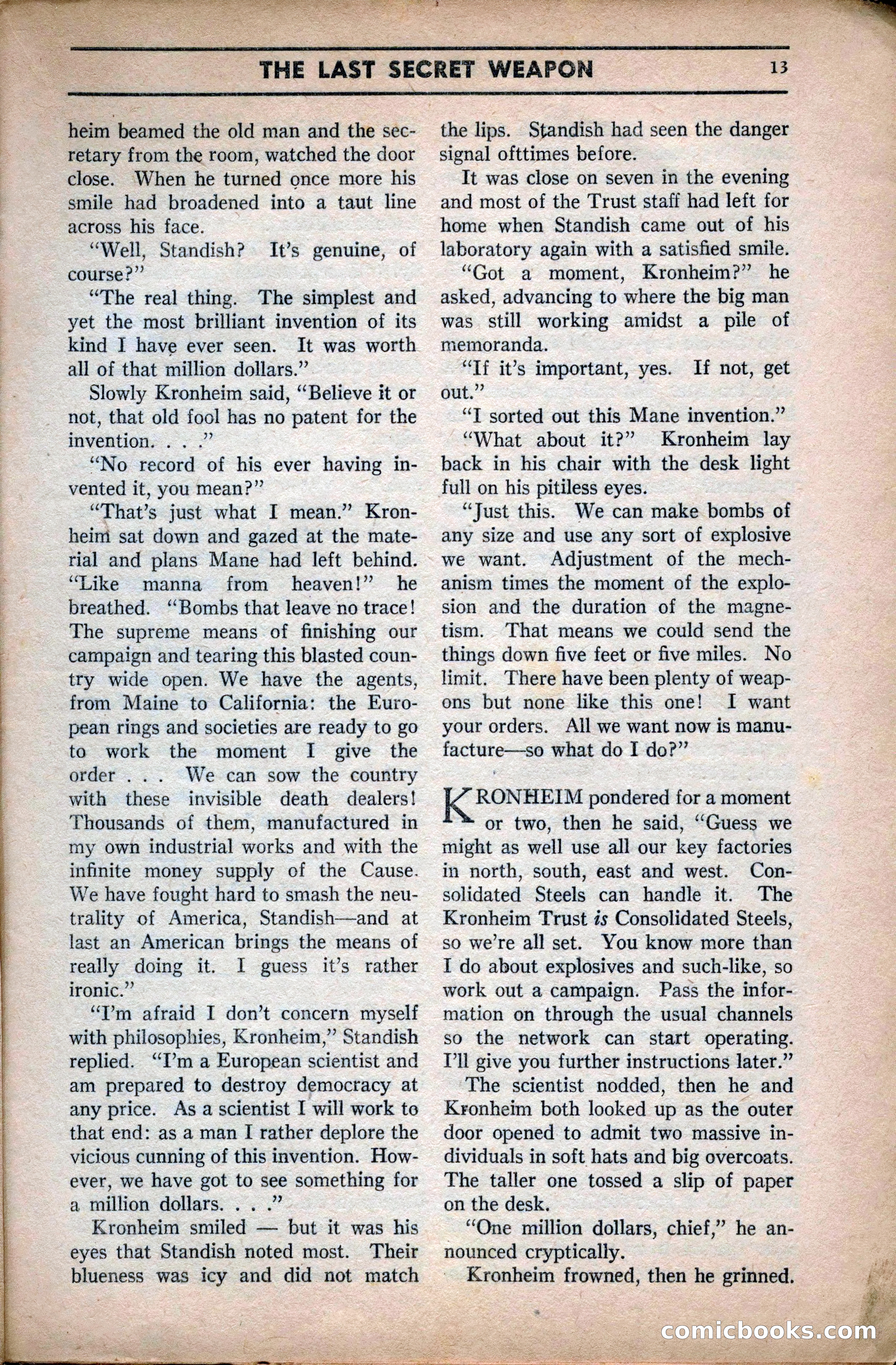 Marvel Stories, April 1941 — page 13 of 116