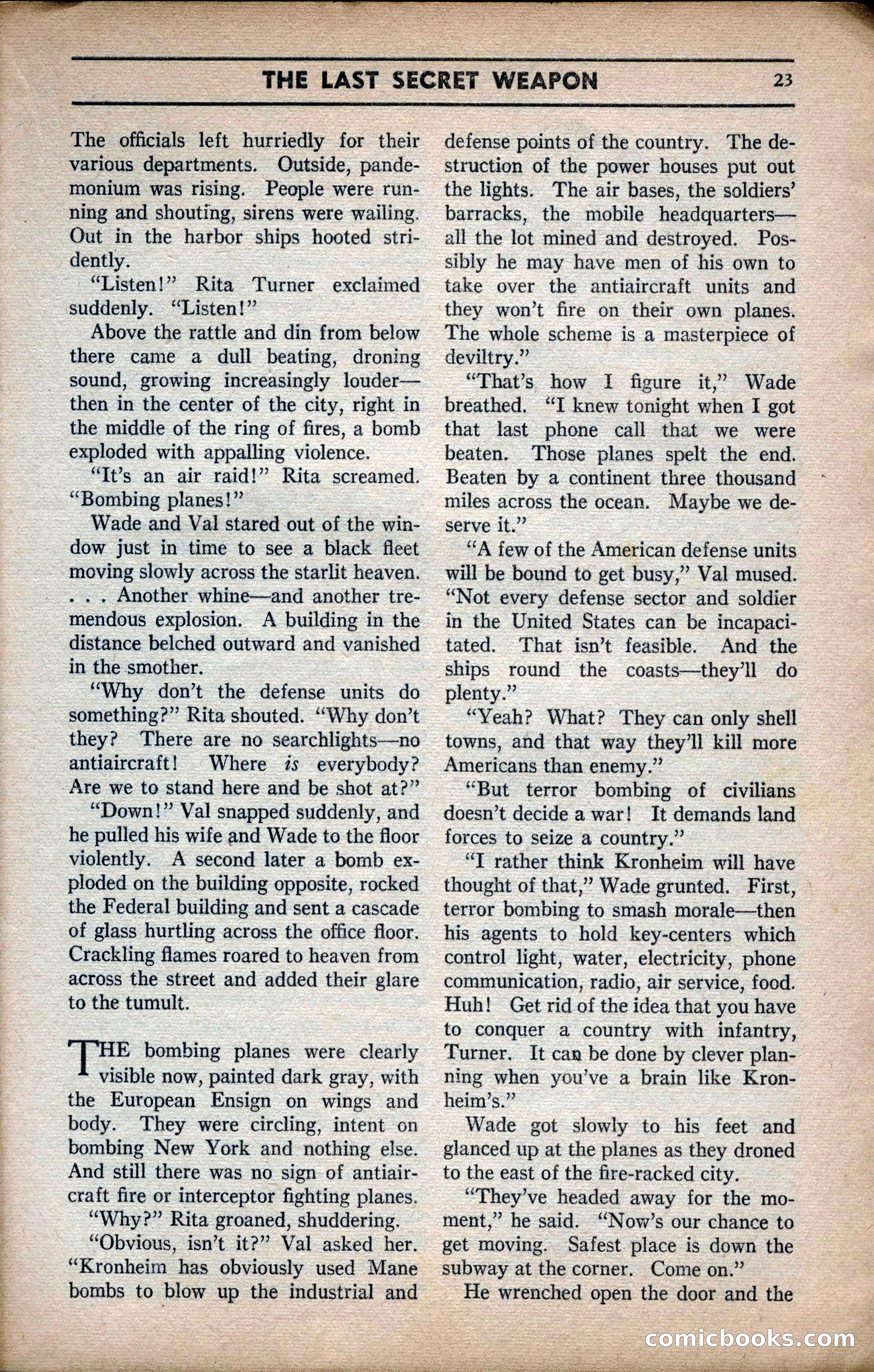 Marvel Stories, April 1941 — page 23 of 116