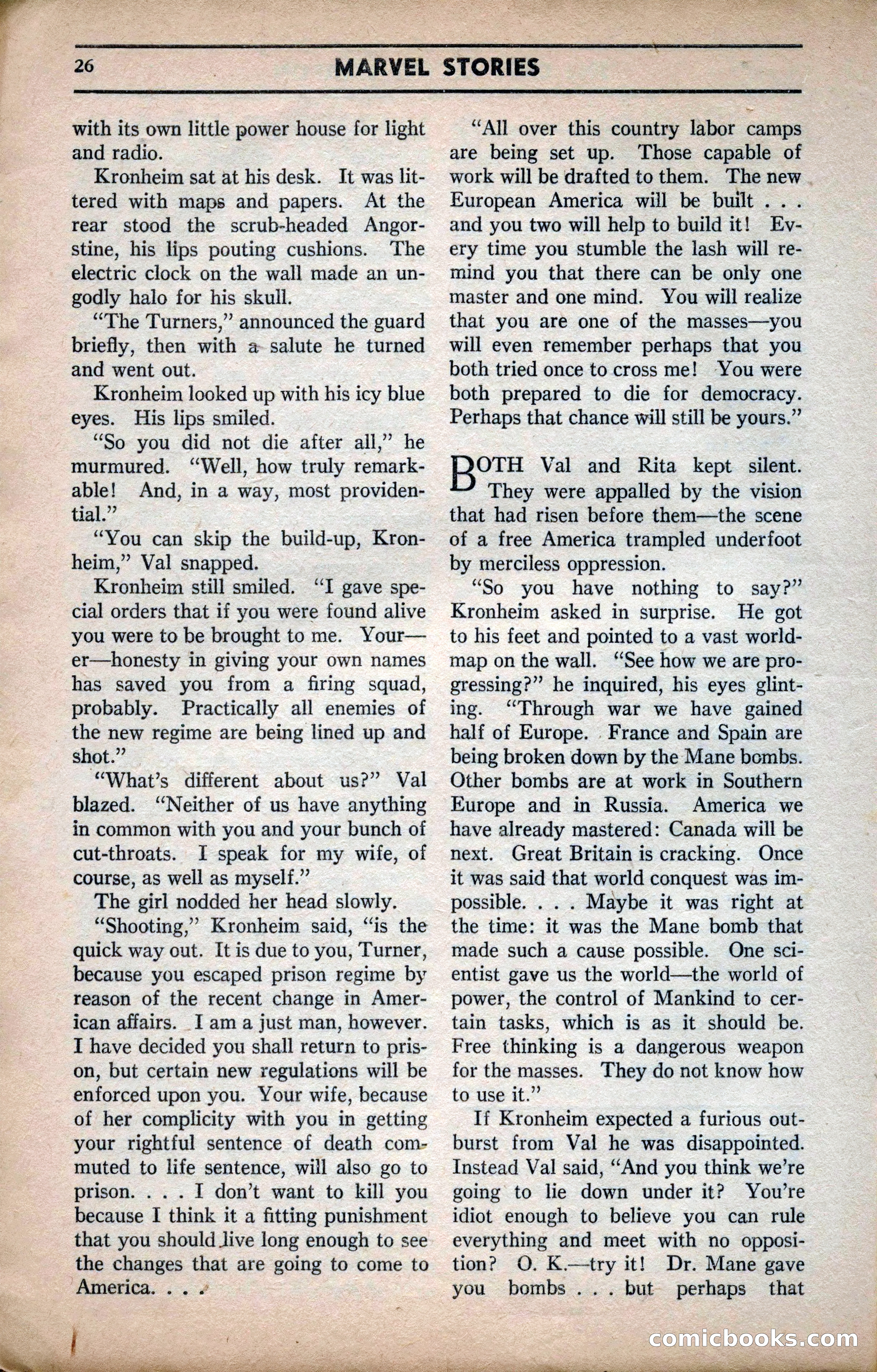 Marvel Stories, April 1941 — page 26 of 116