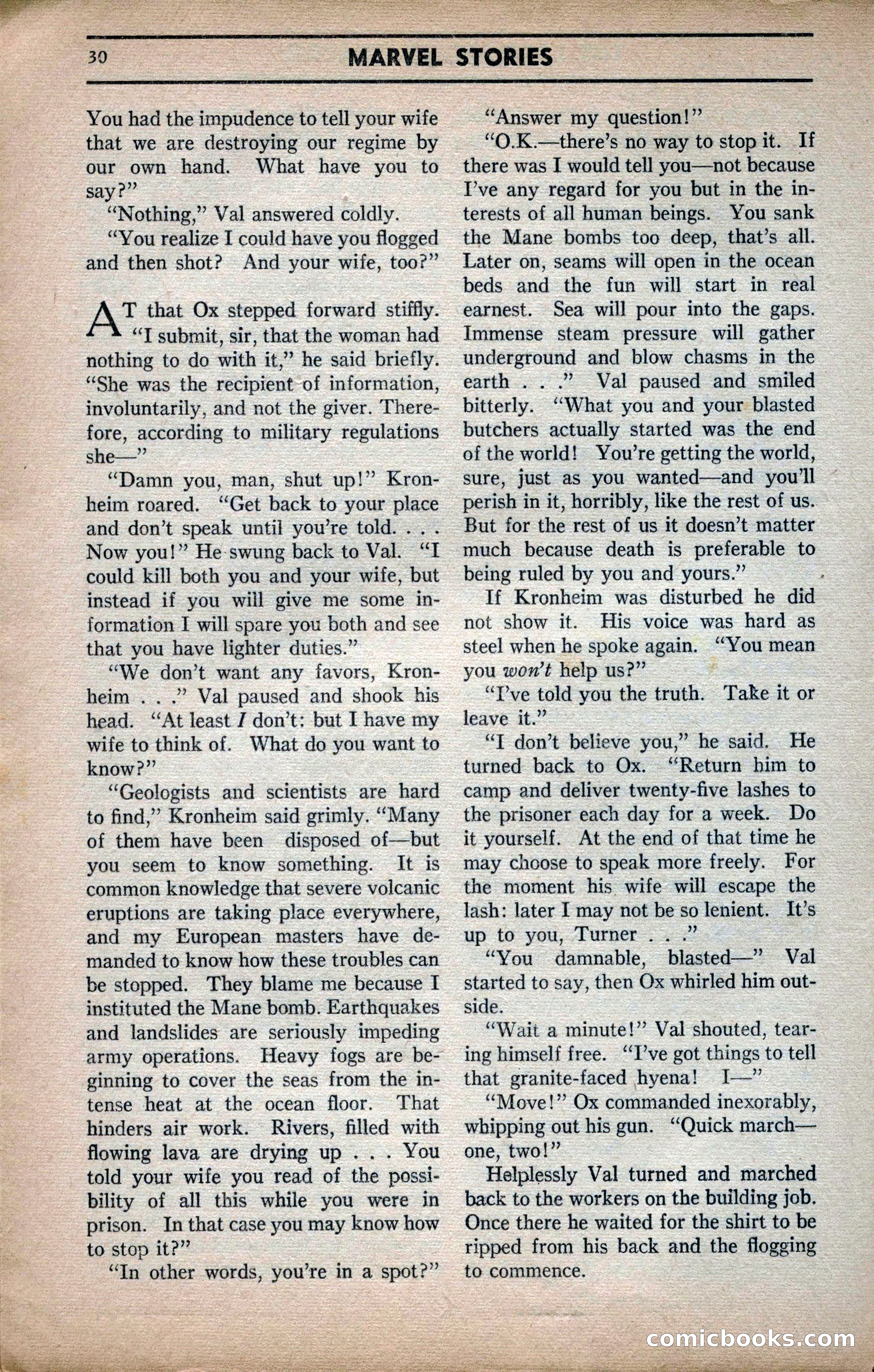 Marvel Stories, April 1941 — page 30 of 116
