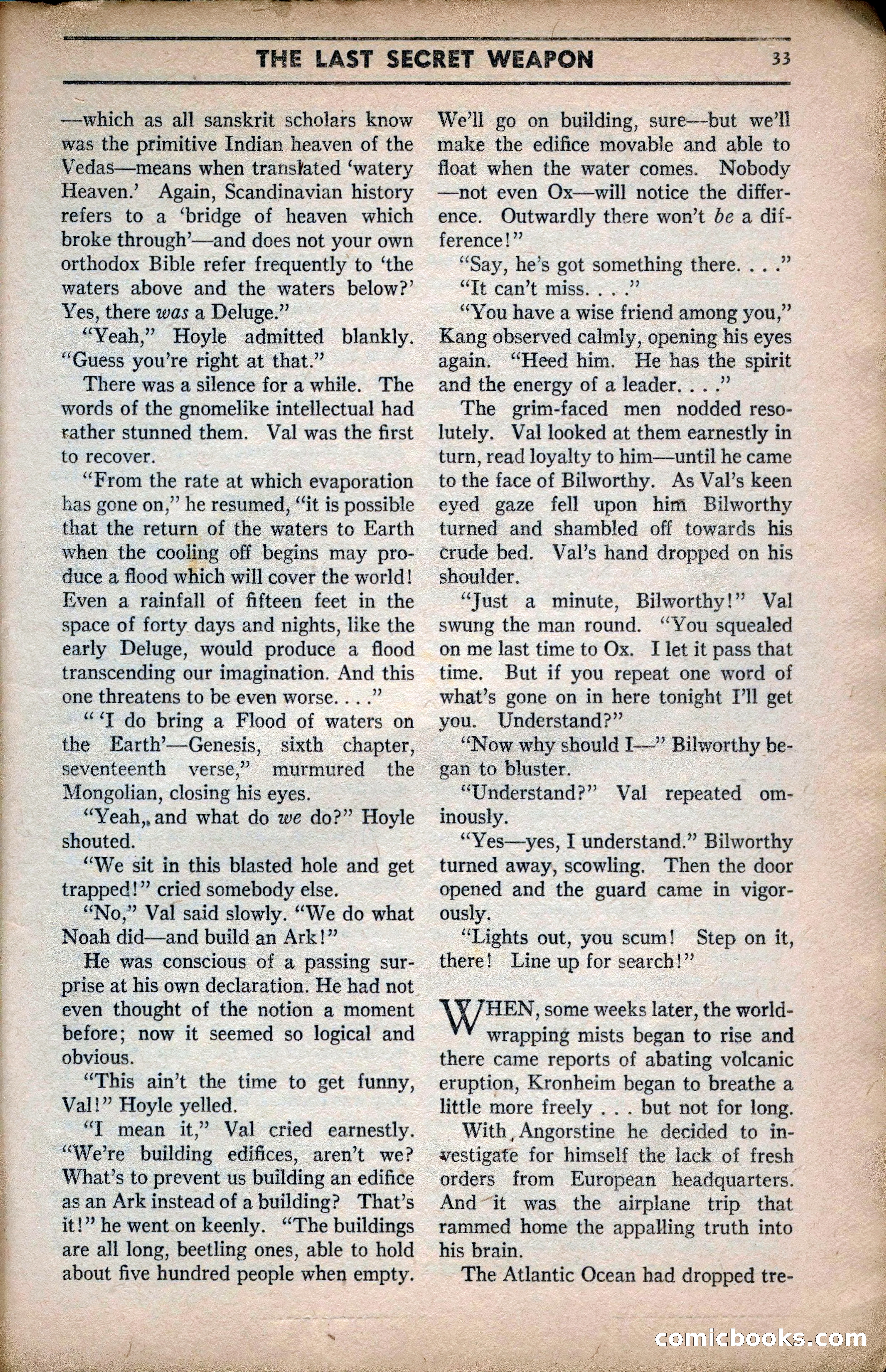 Marvel Stories, April 1941 — page 33 of 116