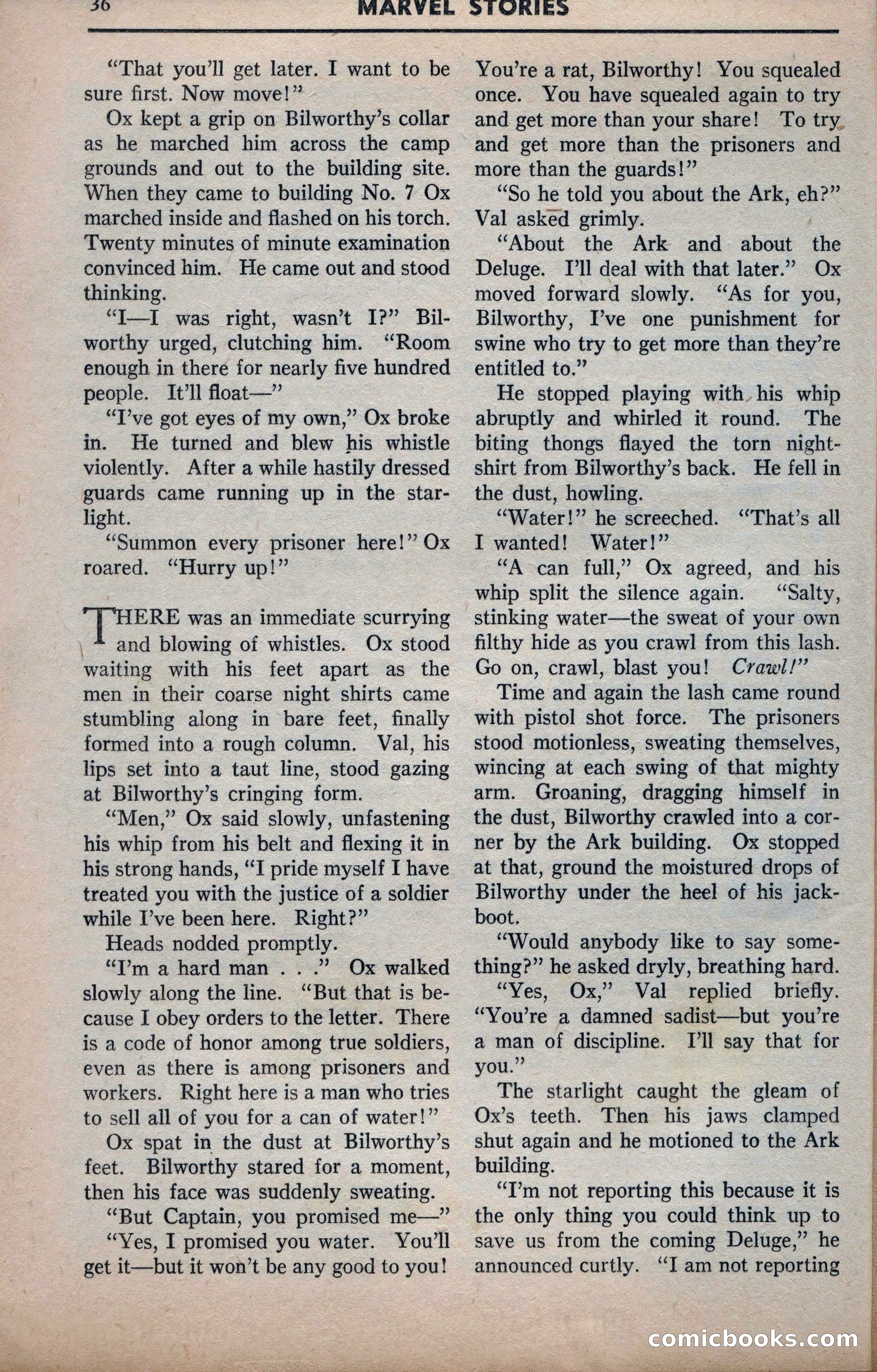 Marvel Stories, April 1941 — page 36 of 116