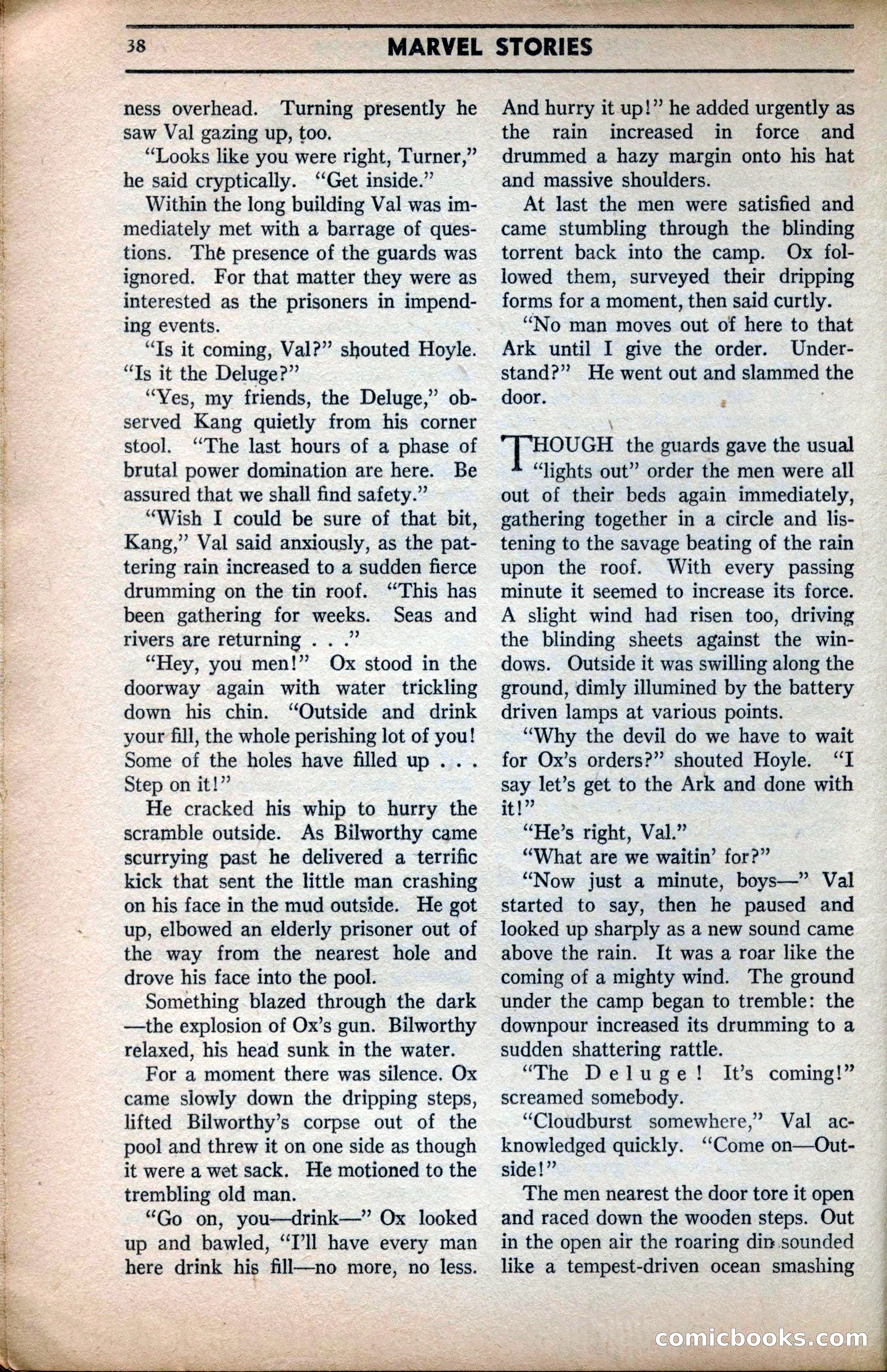 Marvel Stories, April 1941 — page 38 of 116