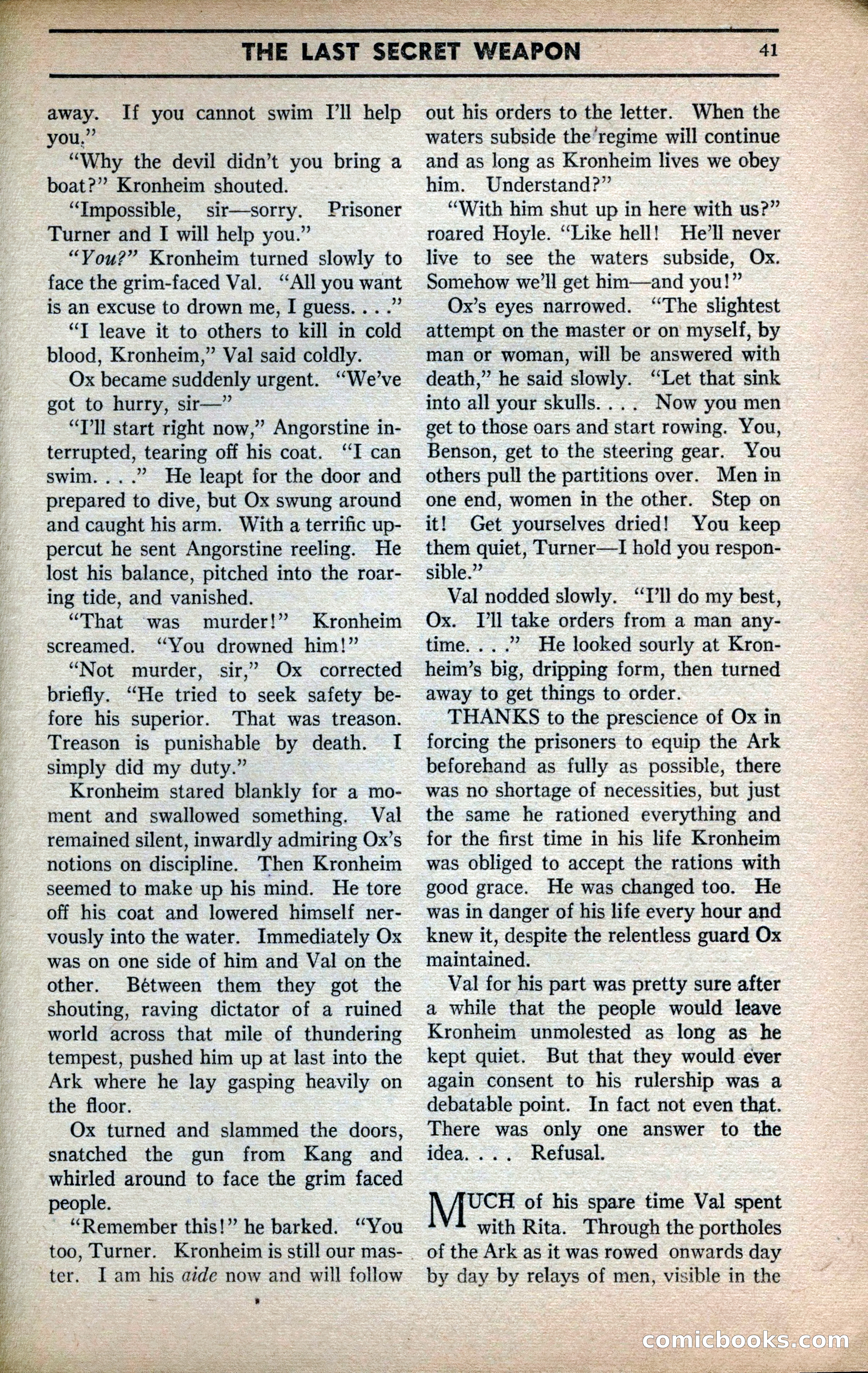 Marvel Stories, April 1941 — page 41 of 116