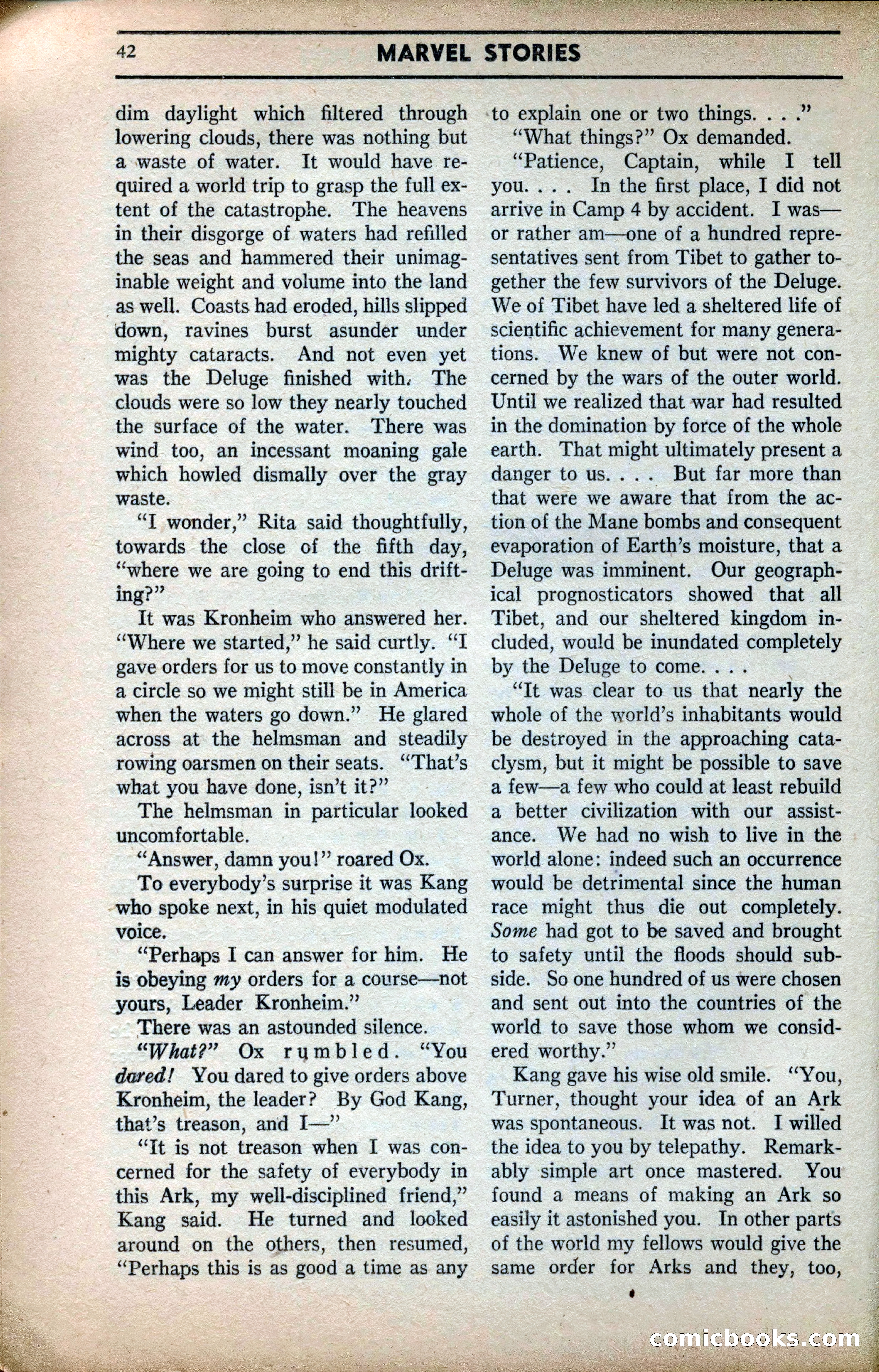 Marvel Stories, April 1941 — page 42 of 116