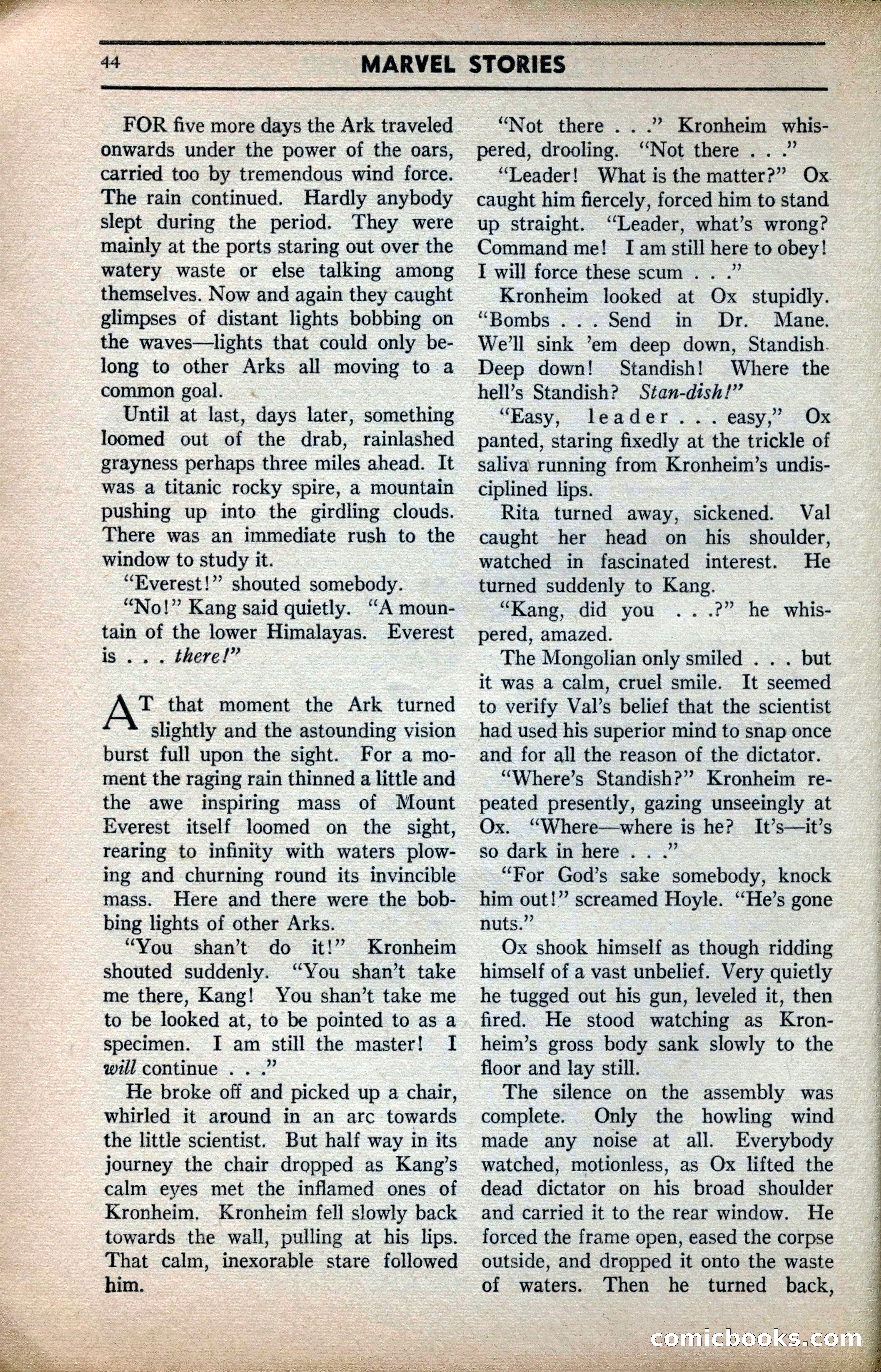 Marvel Stories, April 1941 — page 44 of 116