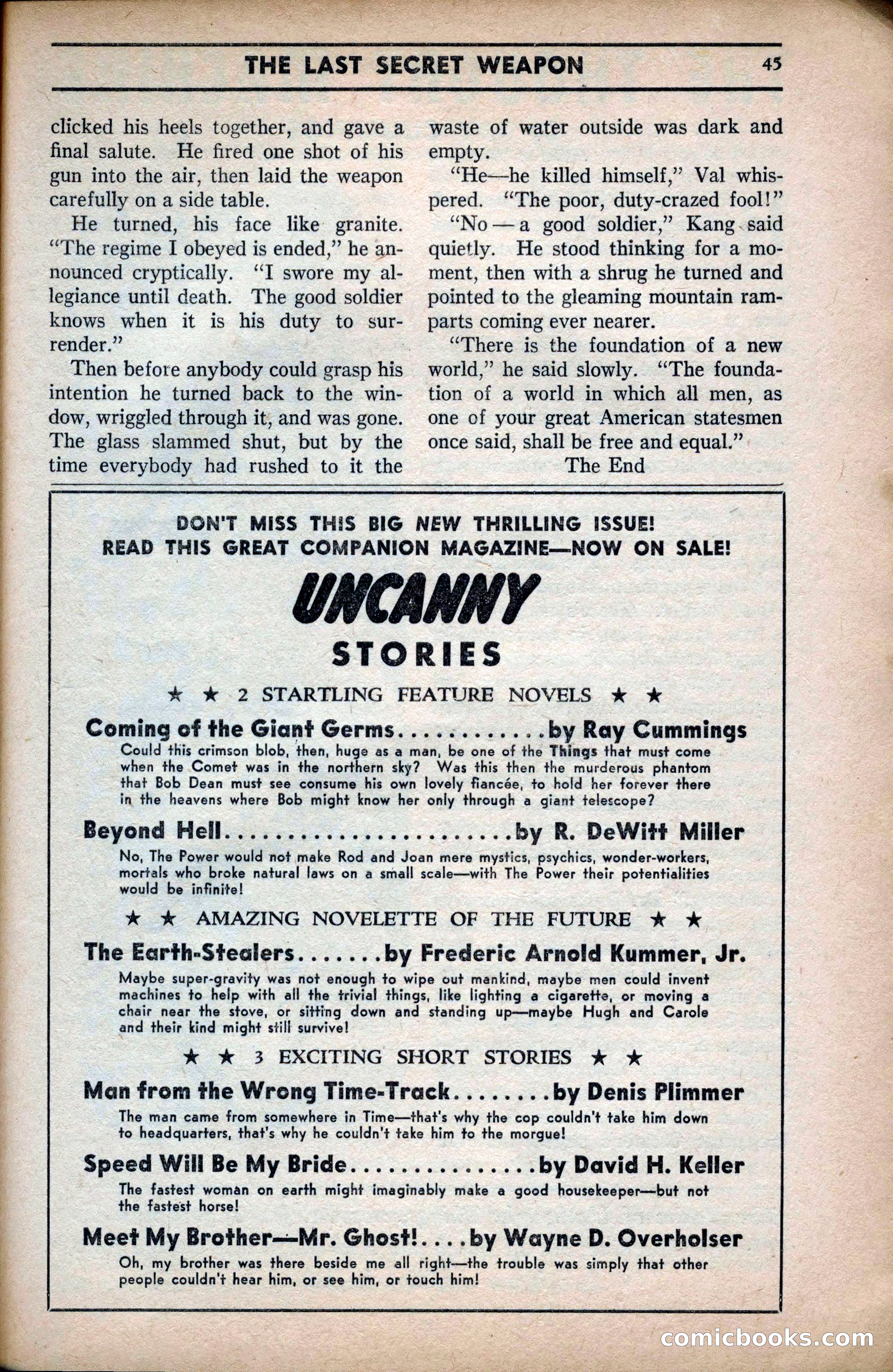 Marvel Stories, April 1941 — page 45 of 116