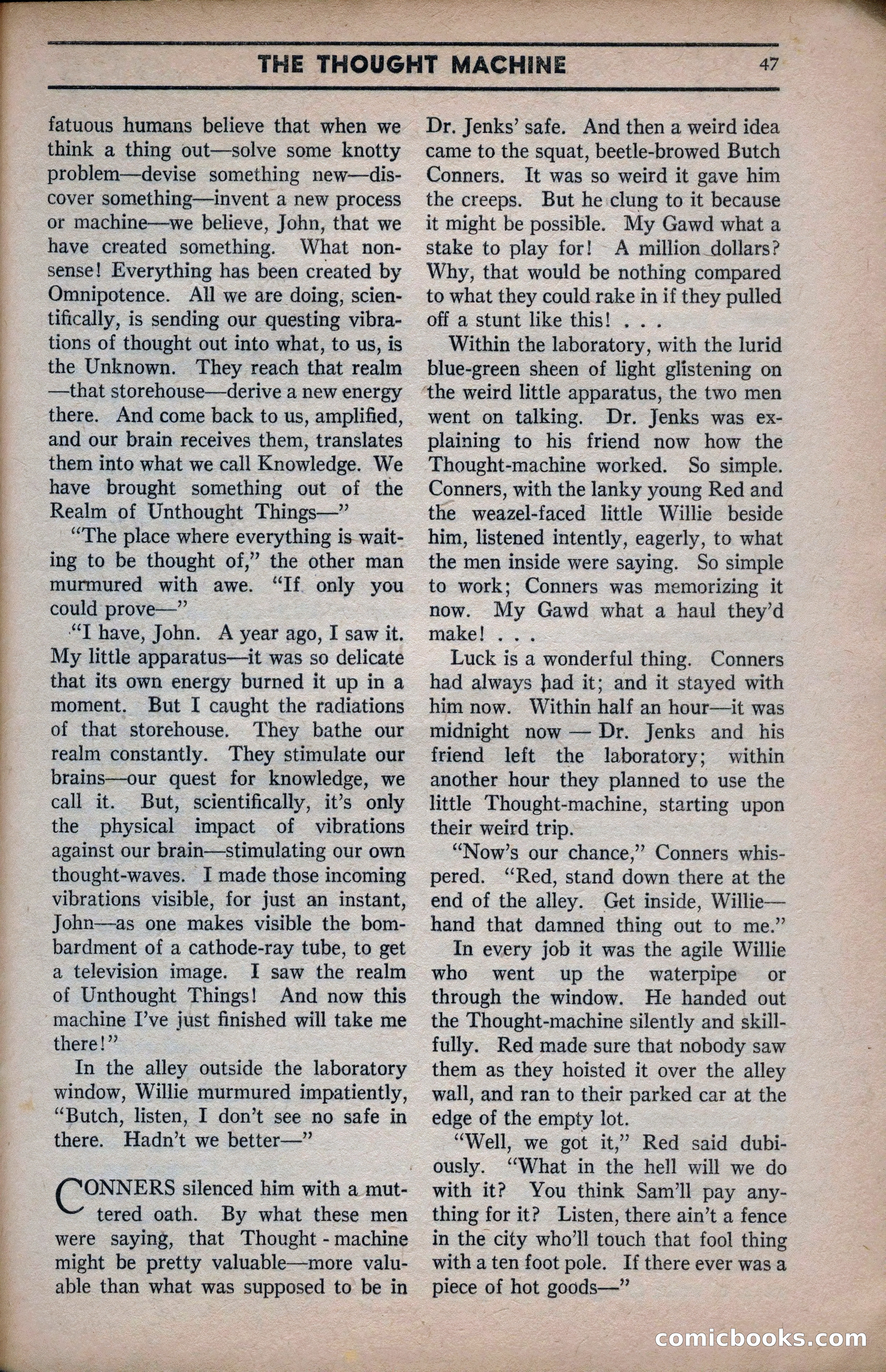 Marvel Stories, April 1941 — page 47 of 116