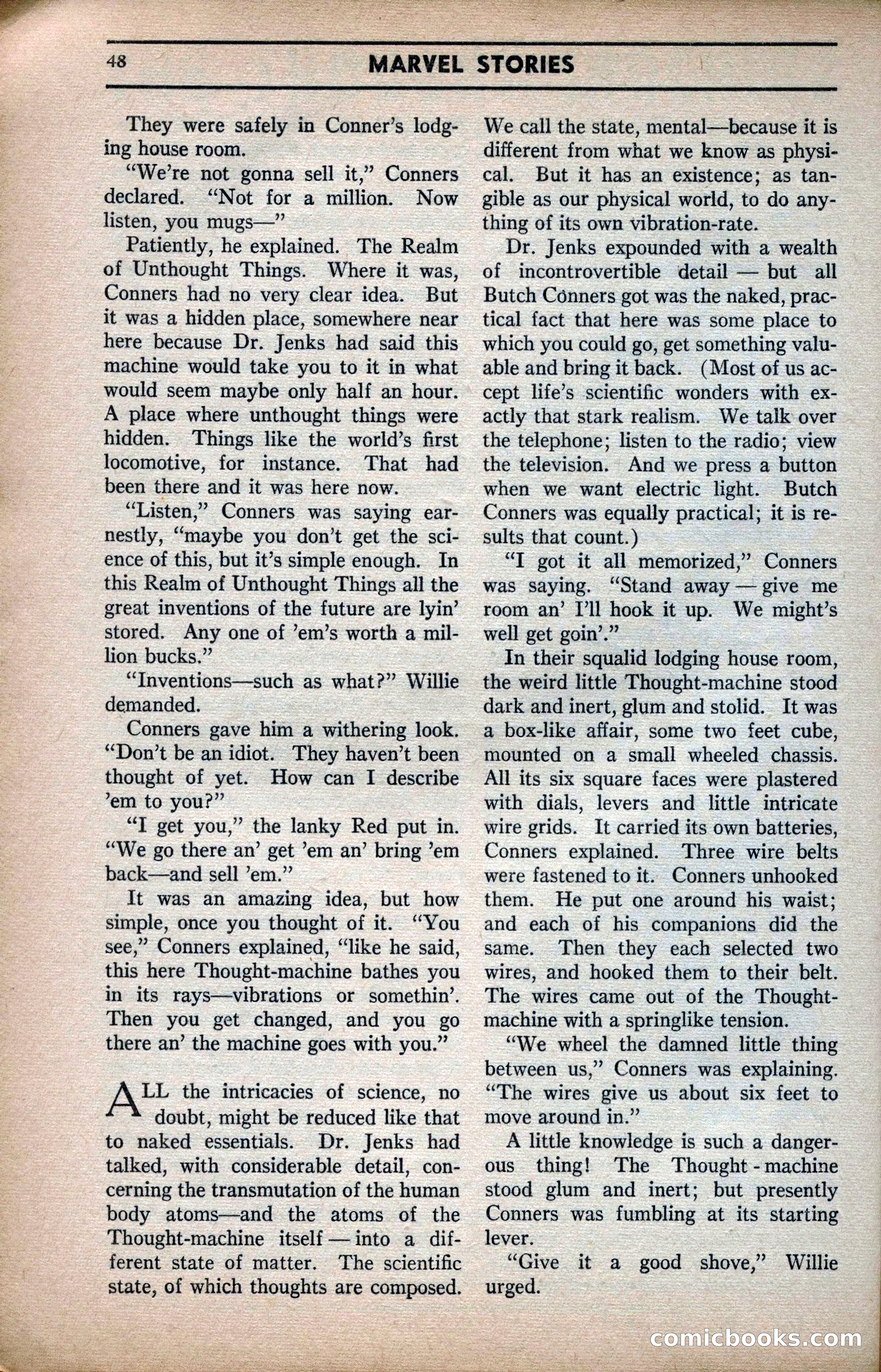 Marvel Stories, April 1941 — page 48 of 116