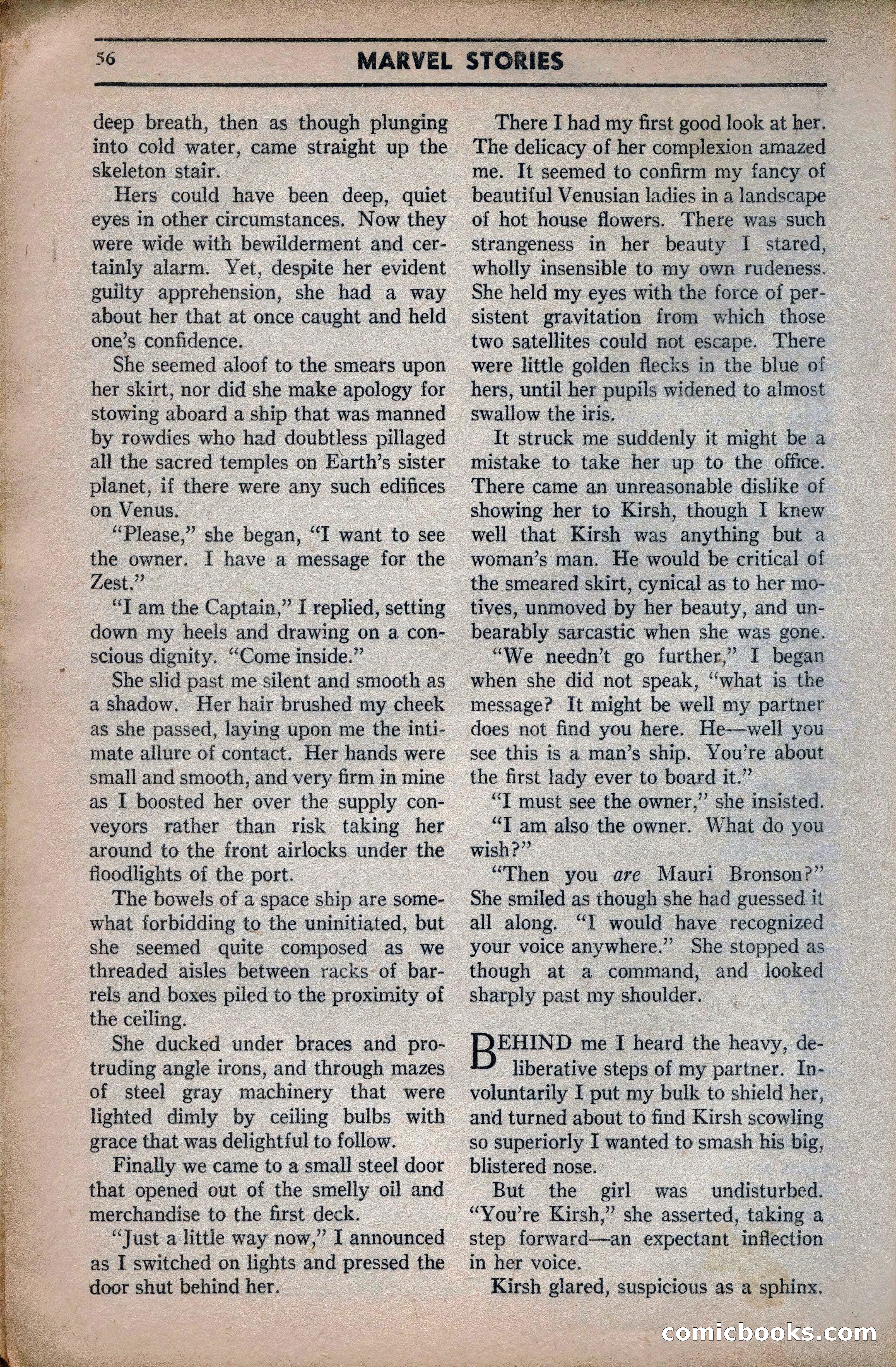 Marvel Stories, April 1941 — page 56 of 116
