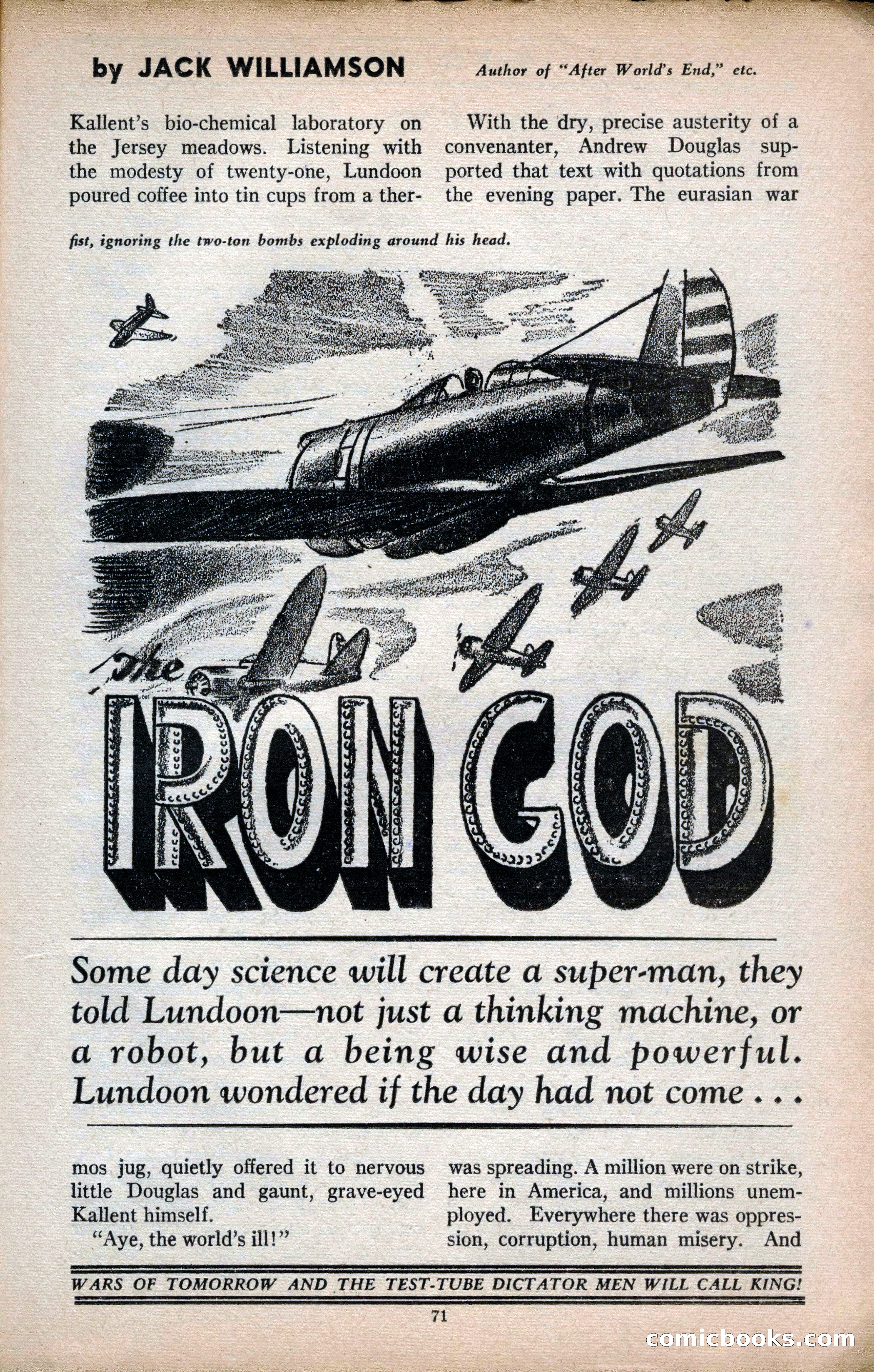 Marvel Stories, April 1941 — page 71 of 116