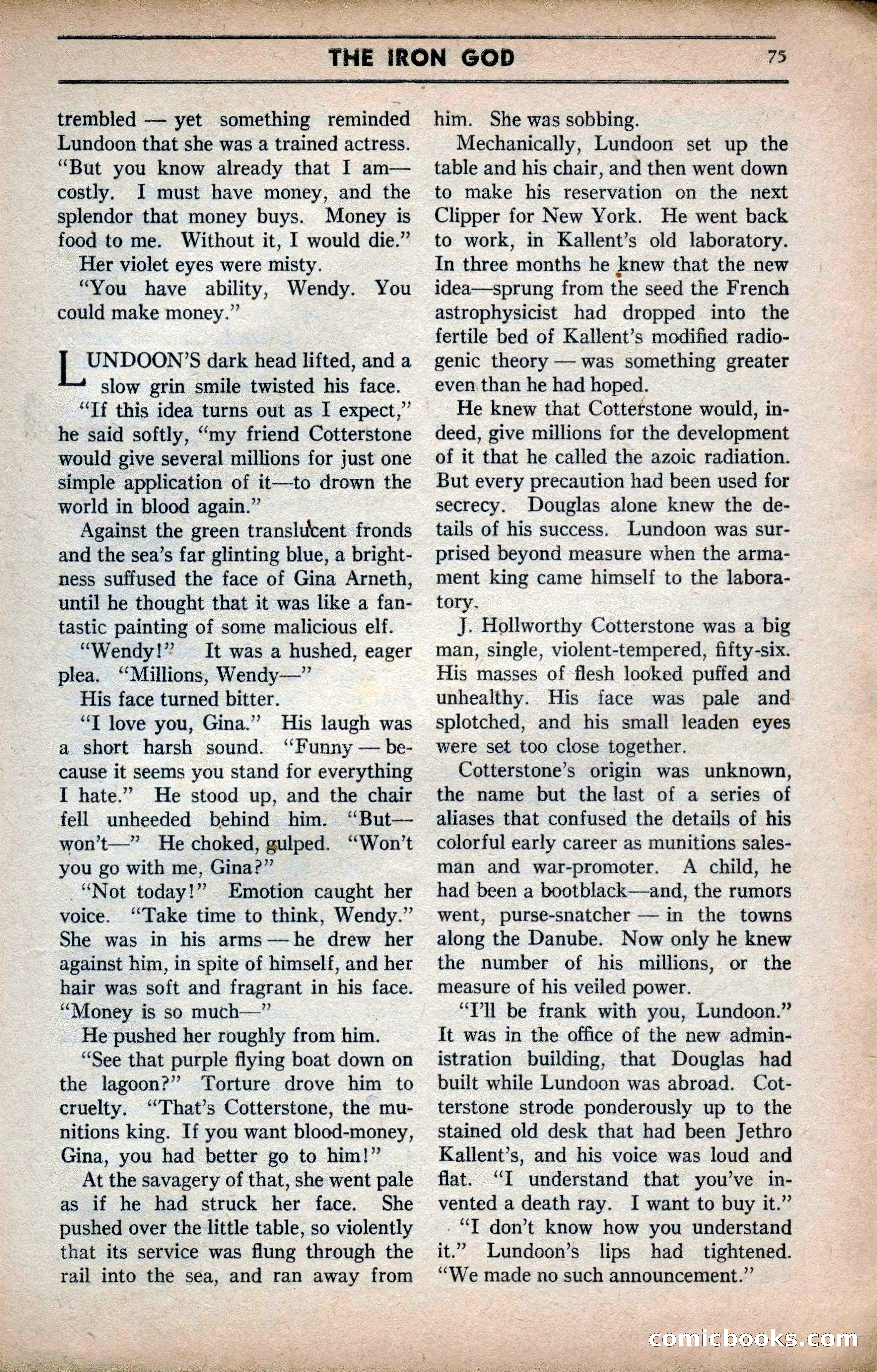 Marvel Stories, April 1941 — page 75 of 116