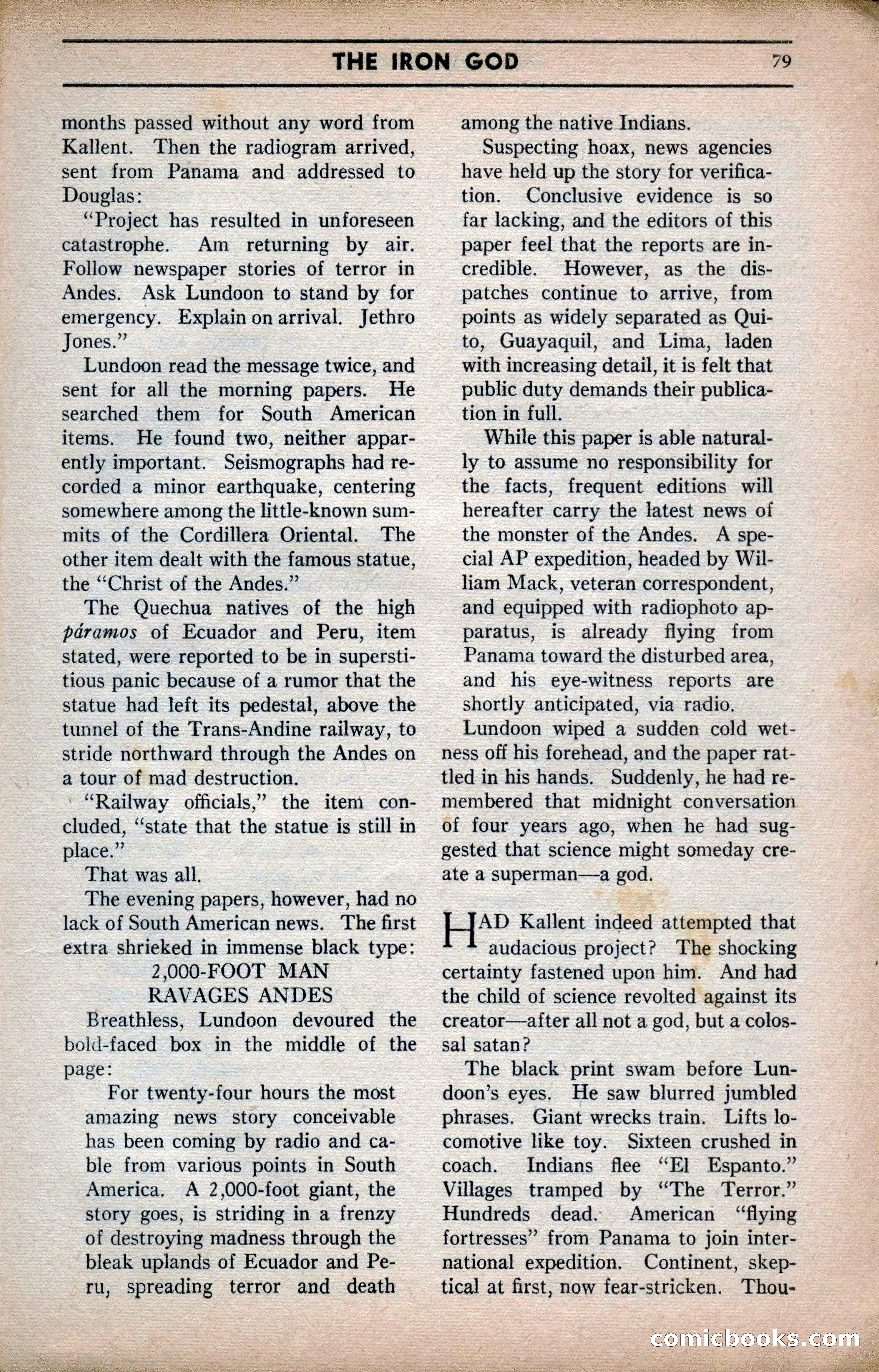 Marvel Stories, April 1941 — page 79 of 116